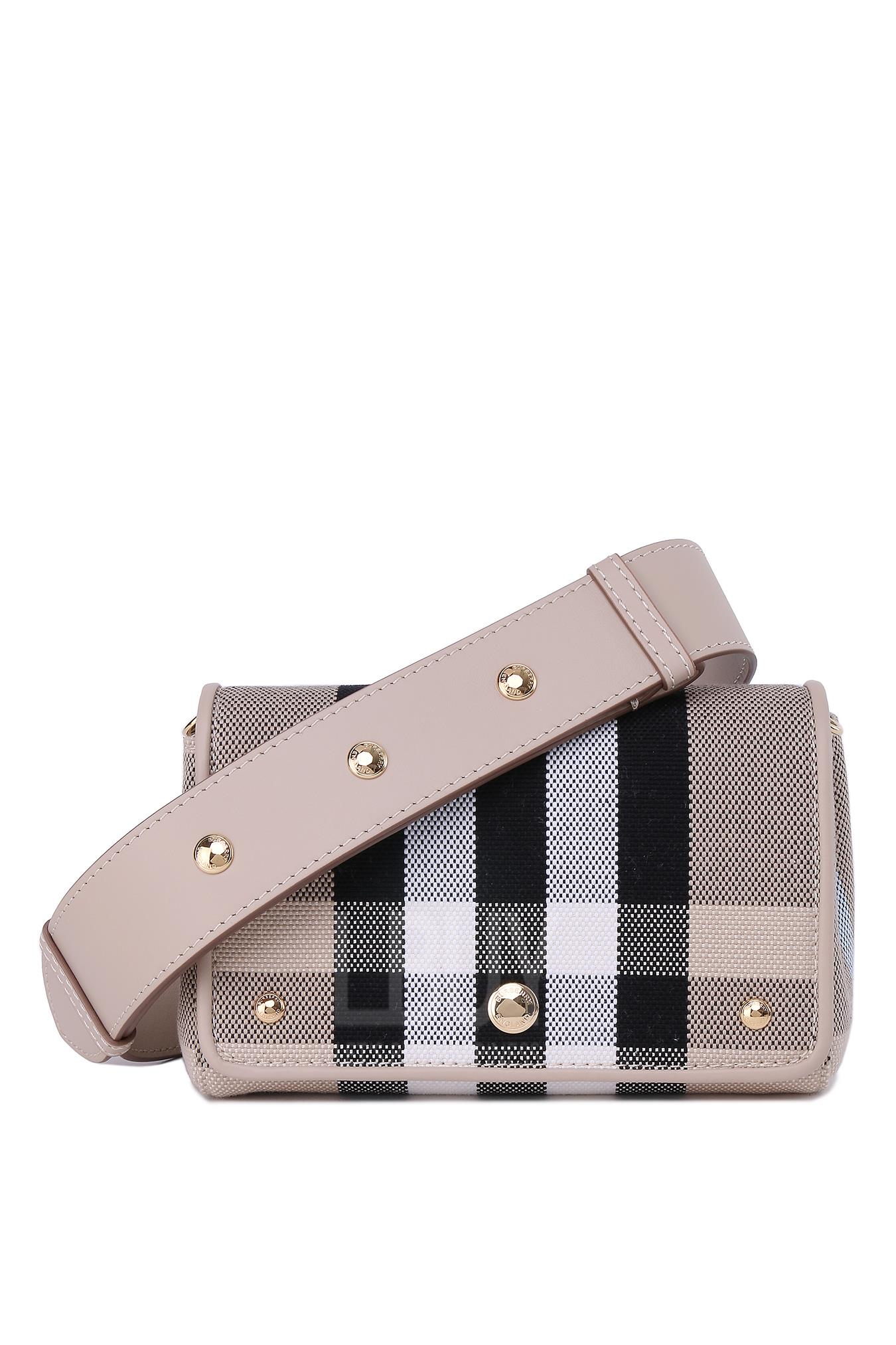 Small Check Canvas Crossbody Bag Crossbody bag