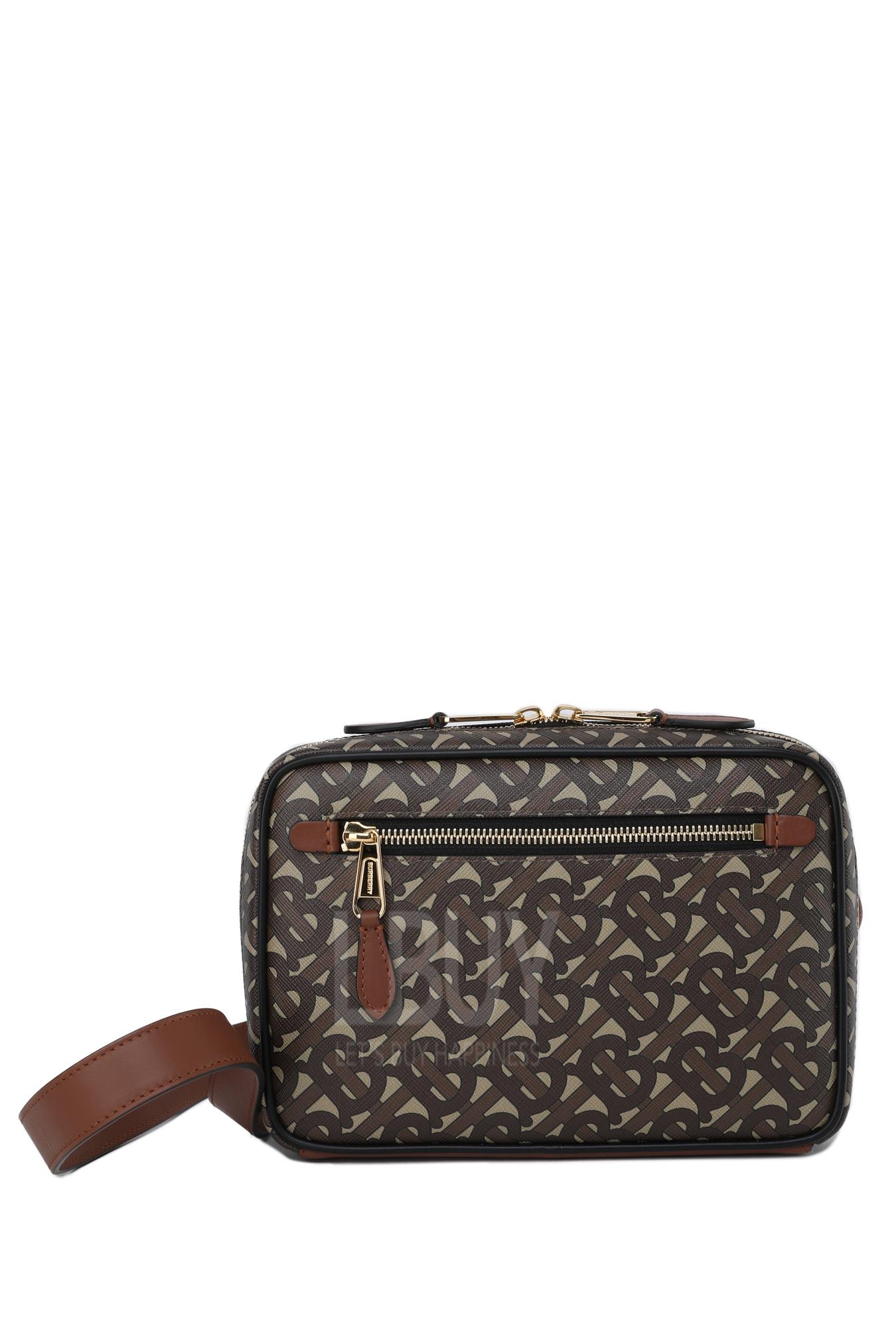 Monogram Print E-Canvas Crossbody Bag斜揹袋