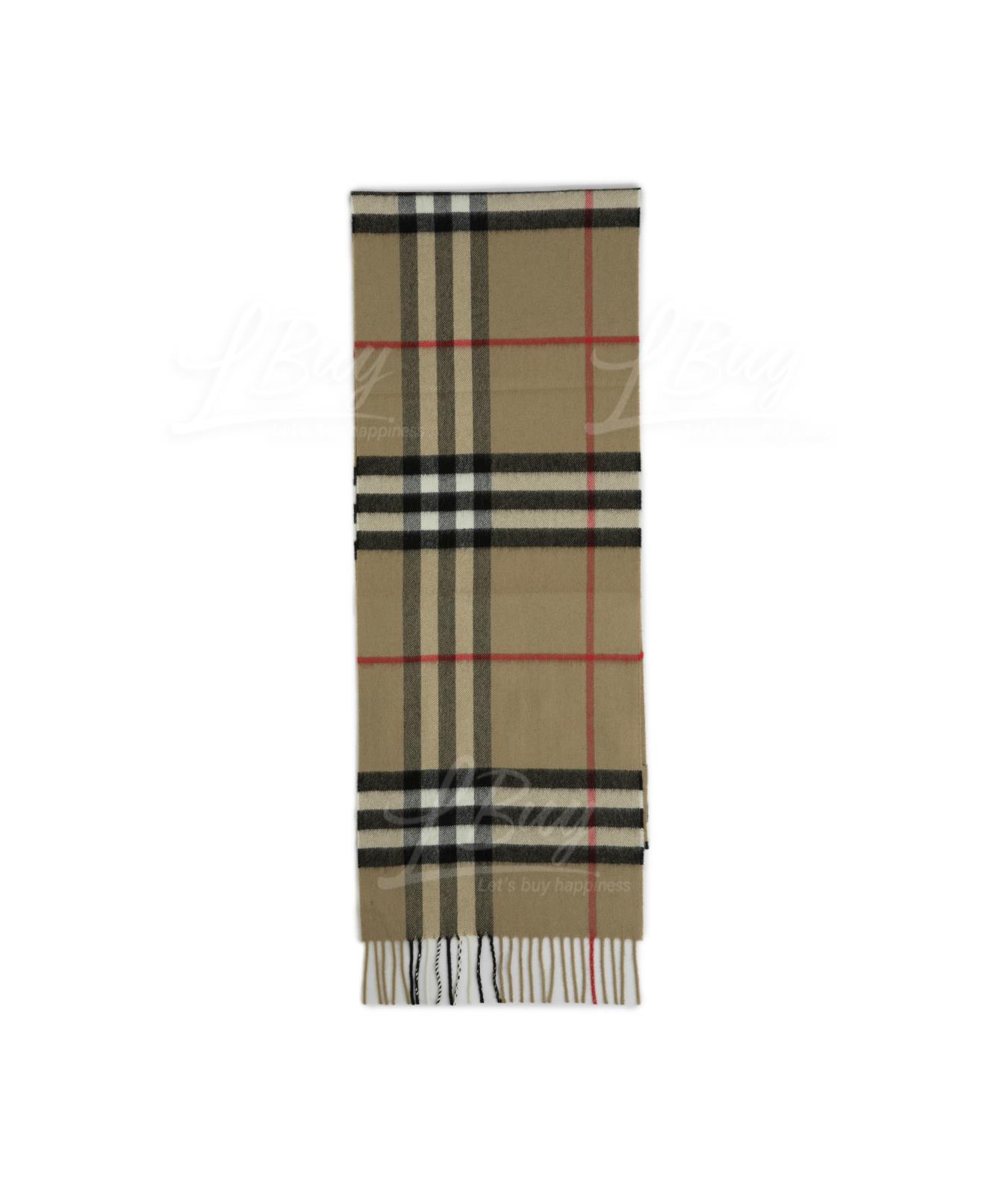 THE CLASSIC CHECK CASHMERE SCARF Scarf