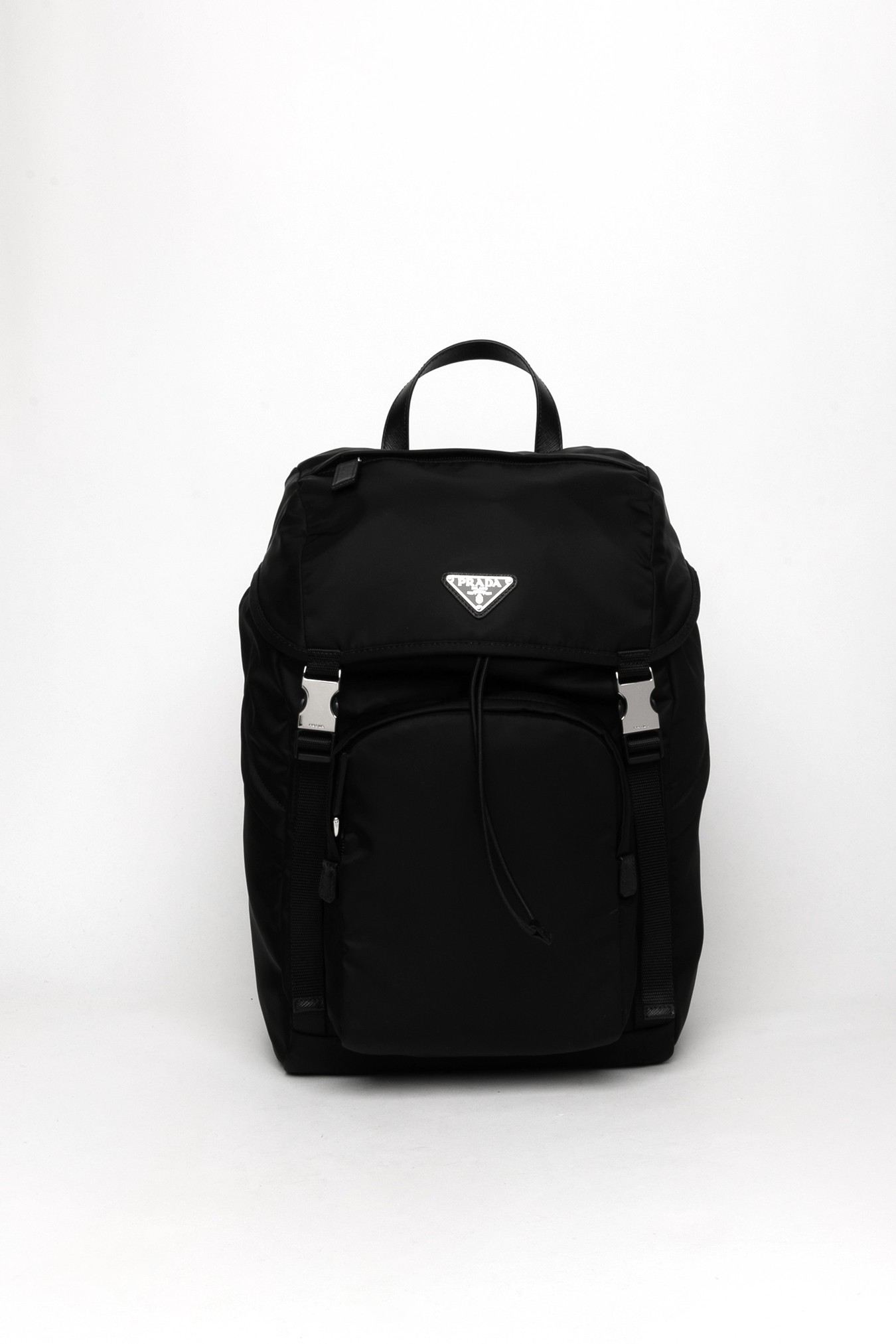 RE-Nylon And Saffiano Leather Backpack 背包
