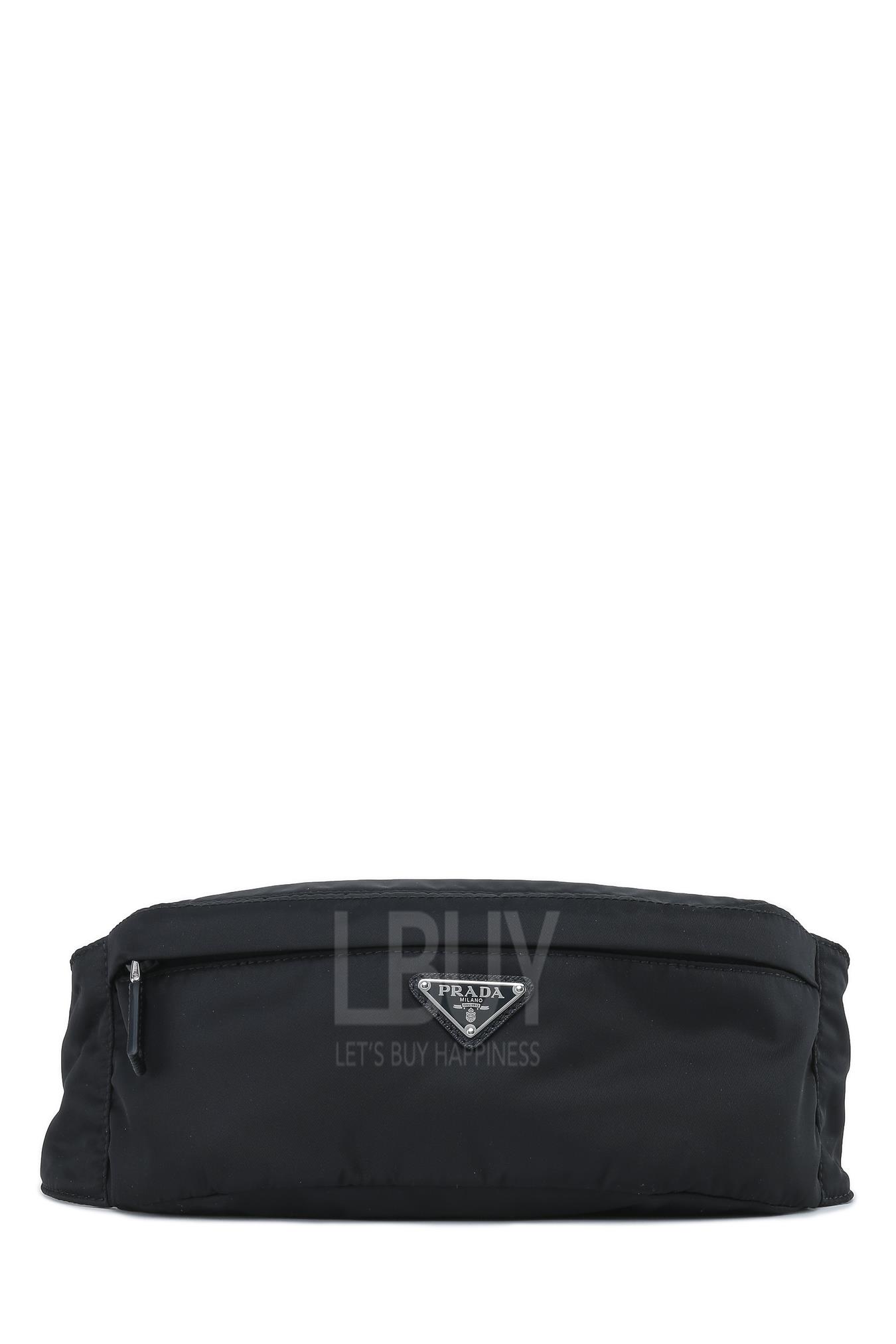 RE-Nylon And Saffiano Leather Belt Bag Belt bag