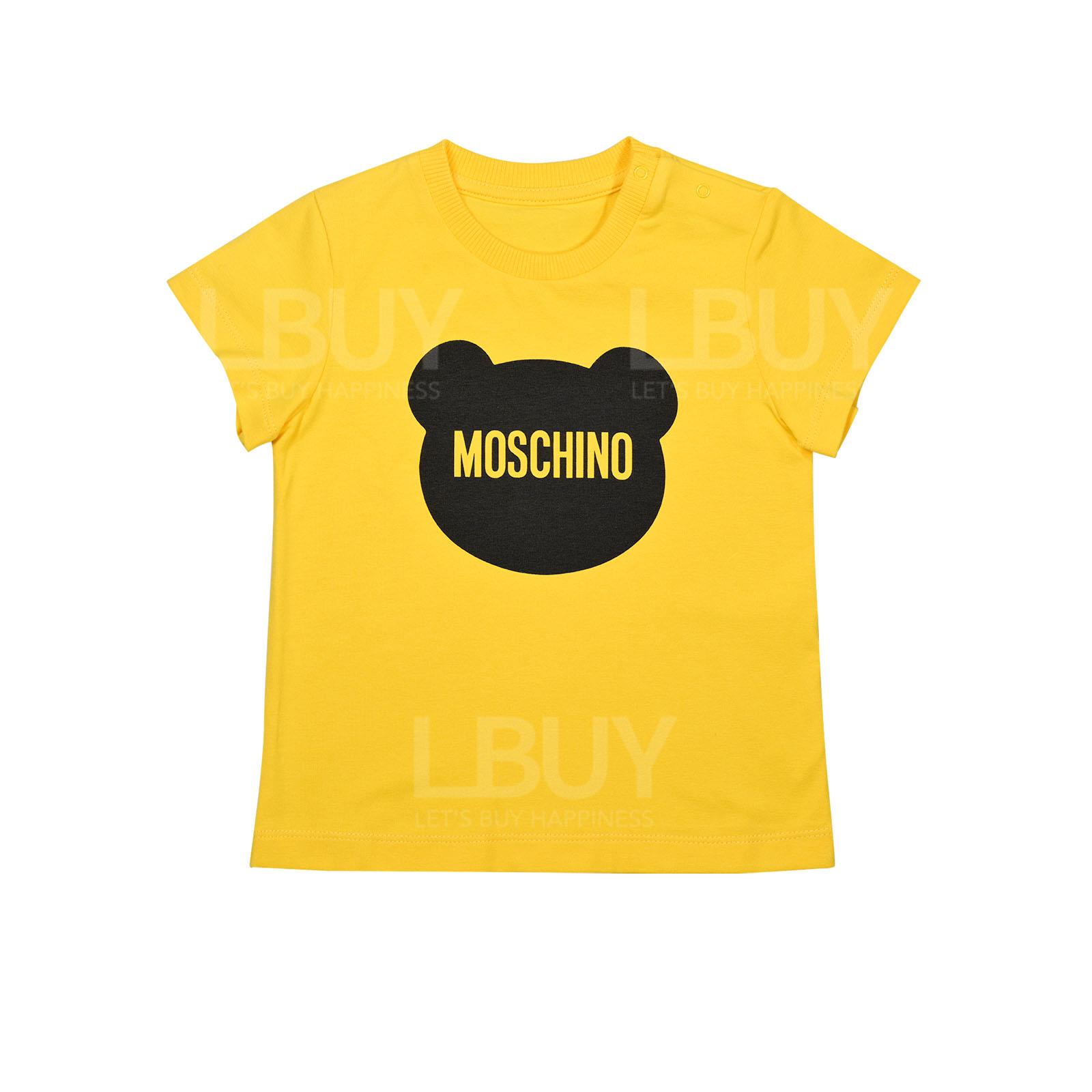 Moschino Kids 泰迪熊 短袖T恤 黃色