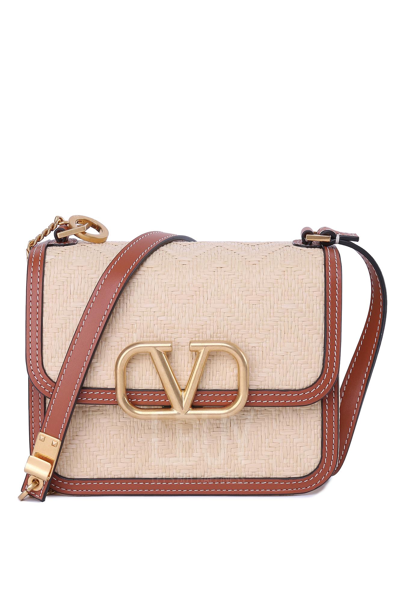 Small Vsling Shiny Calfskin Shoulder Bag 單肩袋/鏈條袋