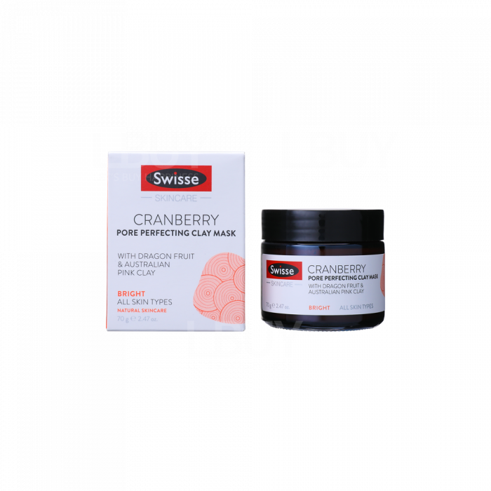 SWISSE CRANBERRY PORE PERFECTING CLAY MASK 70G