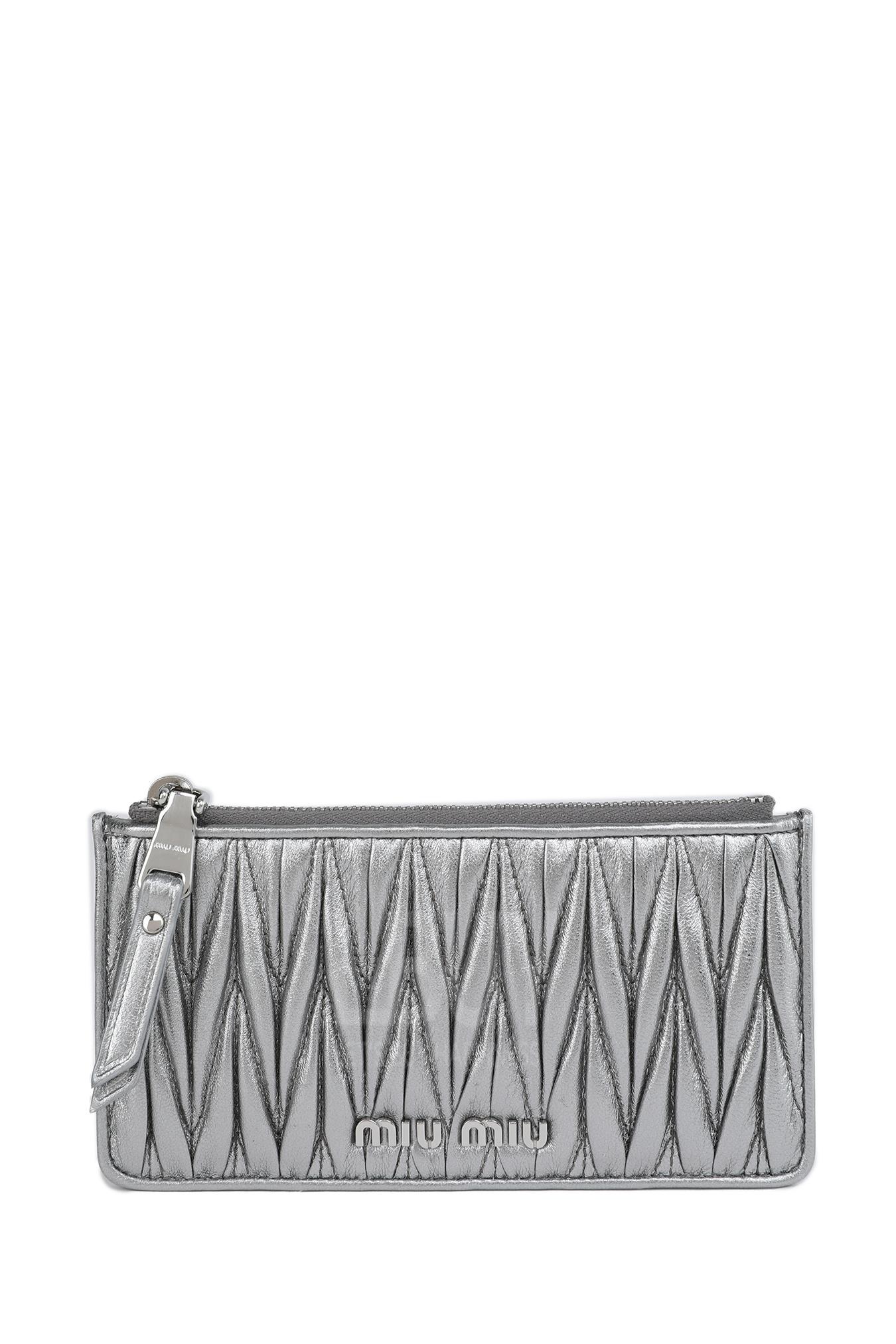 Matelasse Nappa Leather Zipper Wallet 卡片包/零錢包