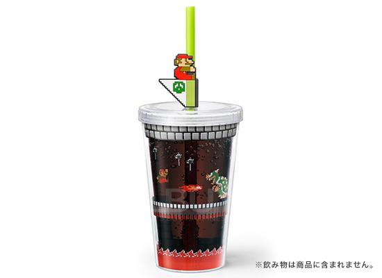 Super Mario Home& Party Tumbler with Straw and Lid (Bowser Castle)