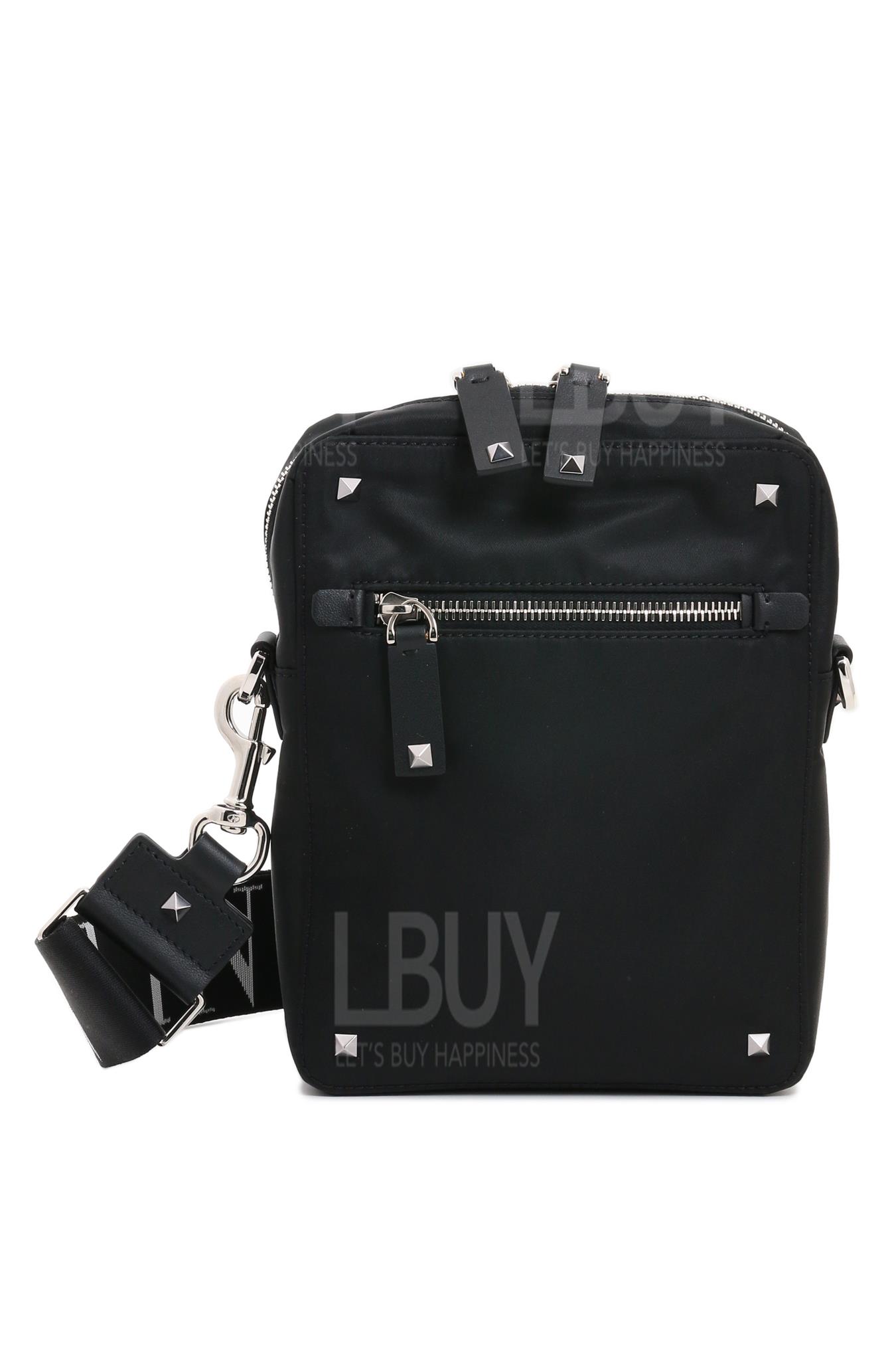 SMALL NYLON SHOULDER BAG WITH VLTN RIBBON STRAP 斜背包/单肩包