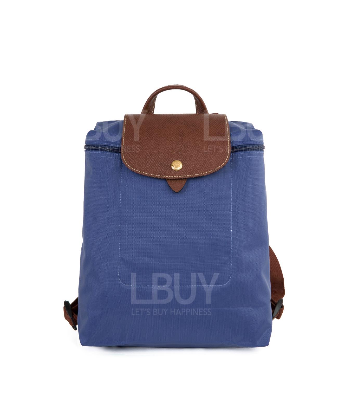 Le Pliage系列標誌拉鍊包蓋背包