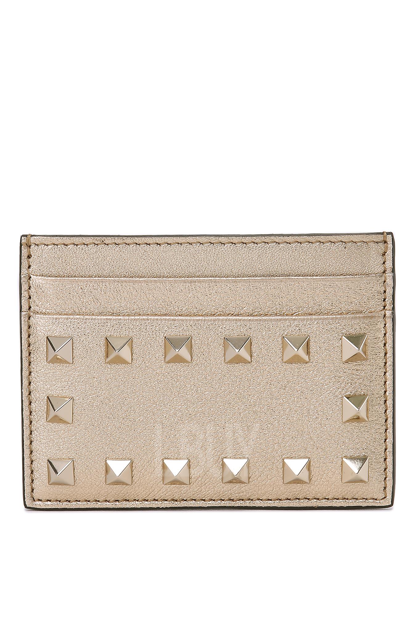 Rockstud Calfskin Cardholder 卡片包