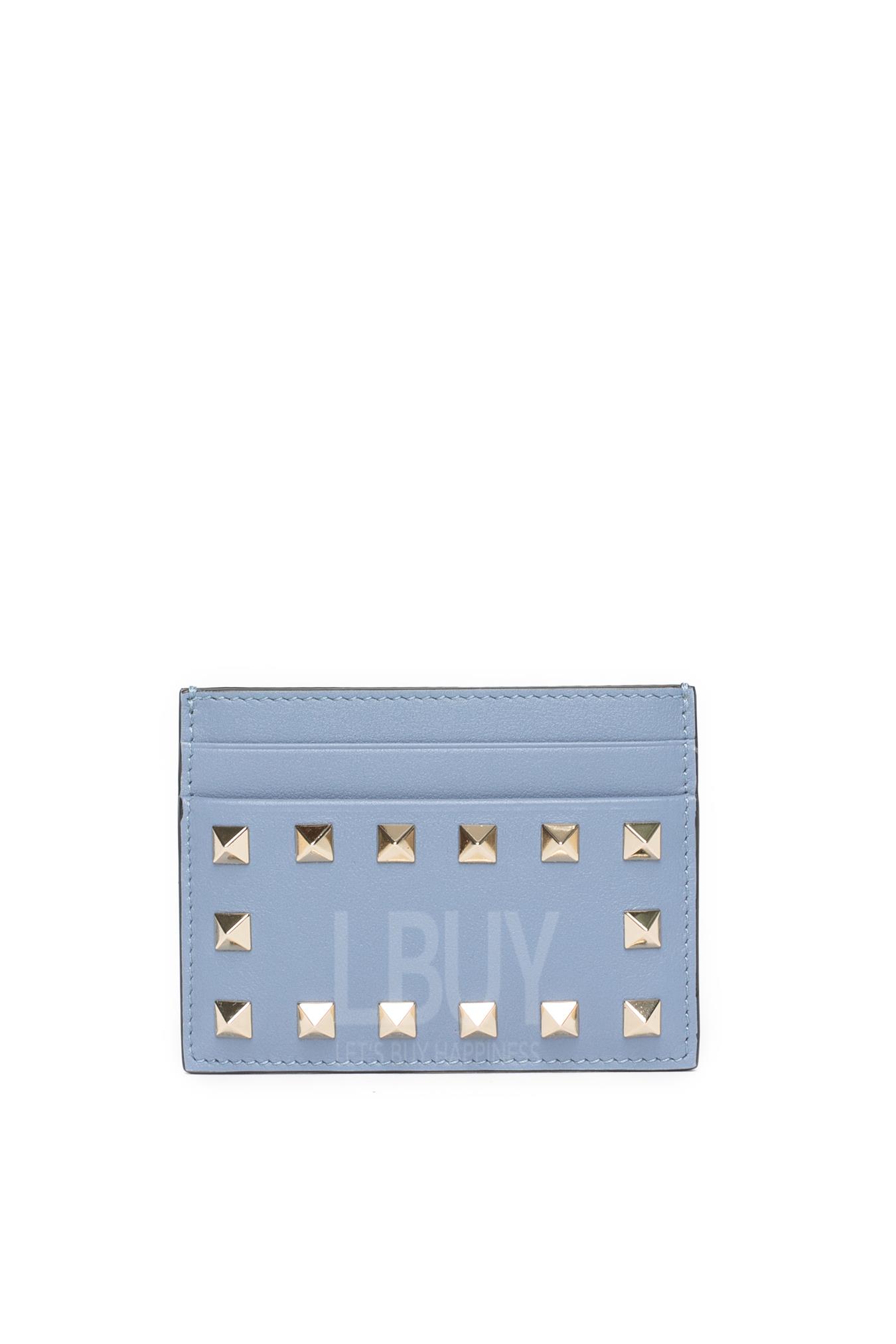 Rockstud Calfskin Cardholder 卡片包