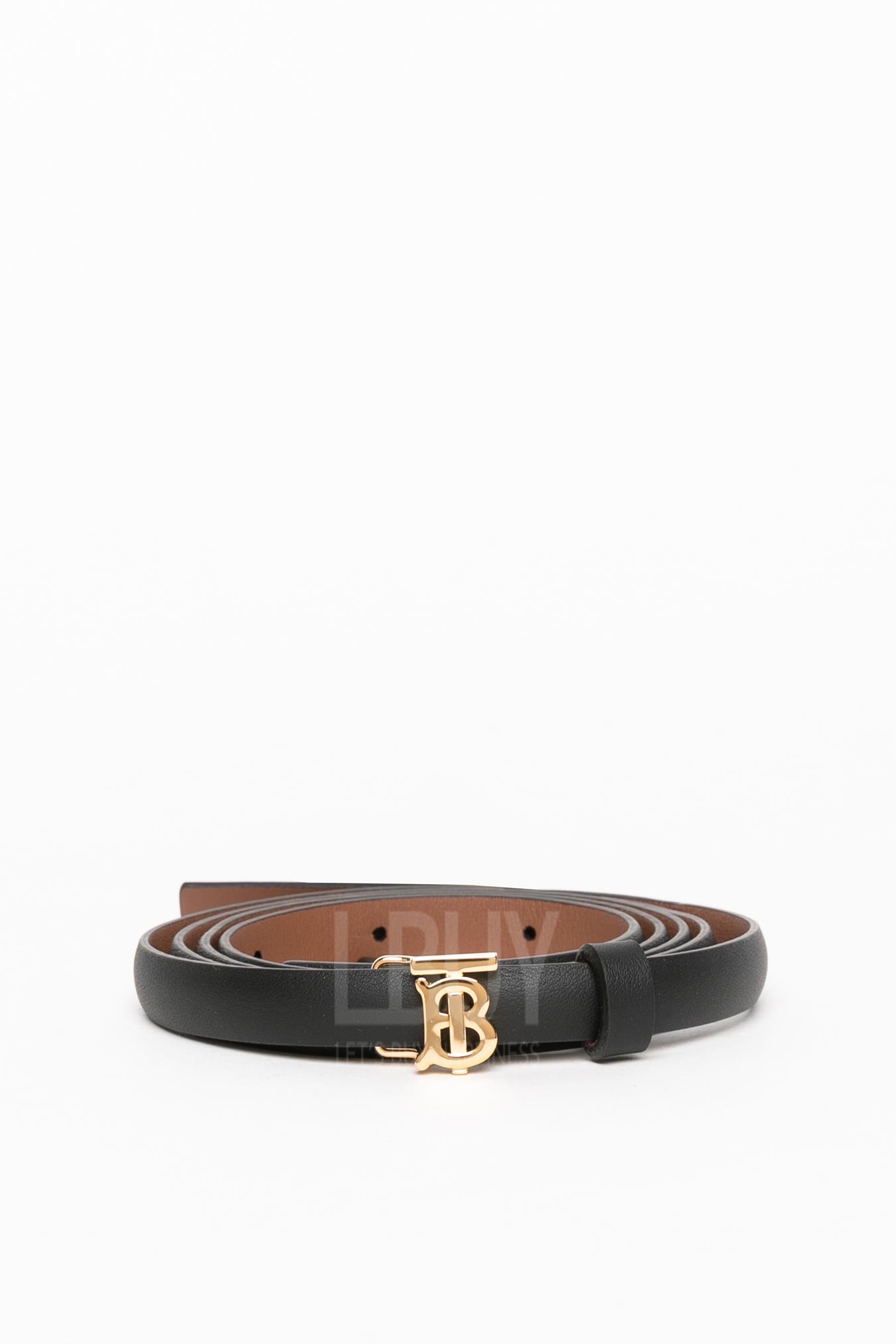 Reversible Monogram Motif Leather Wrap Belt 腰帶