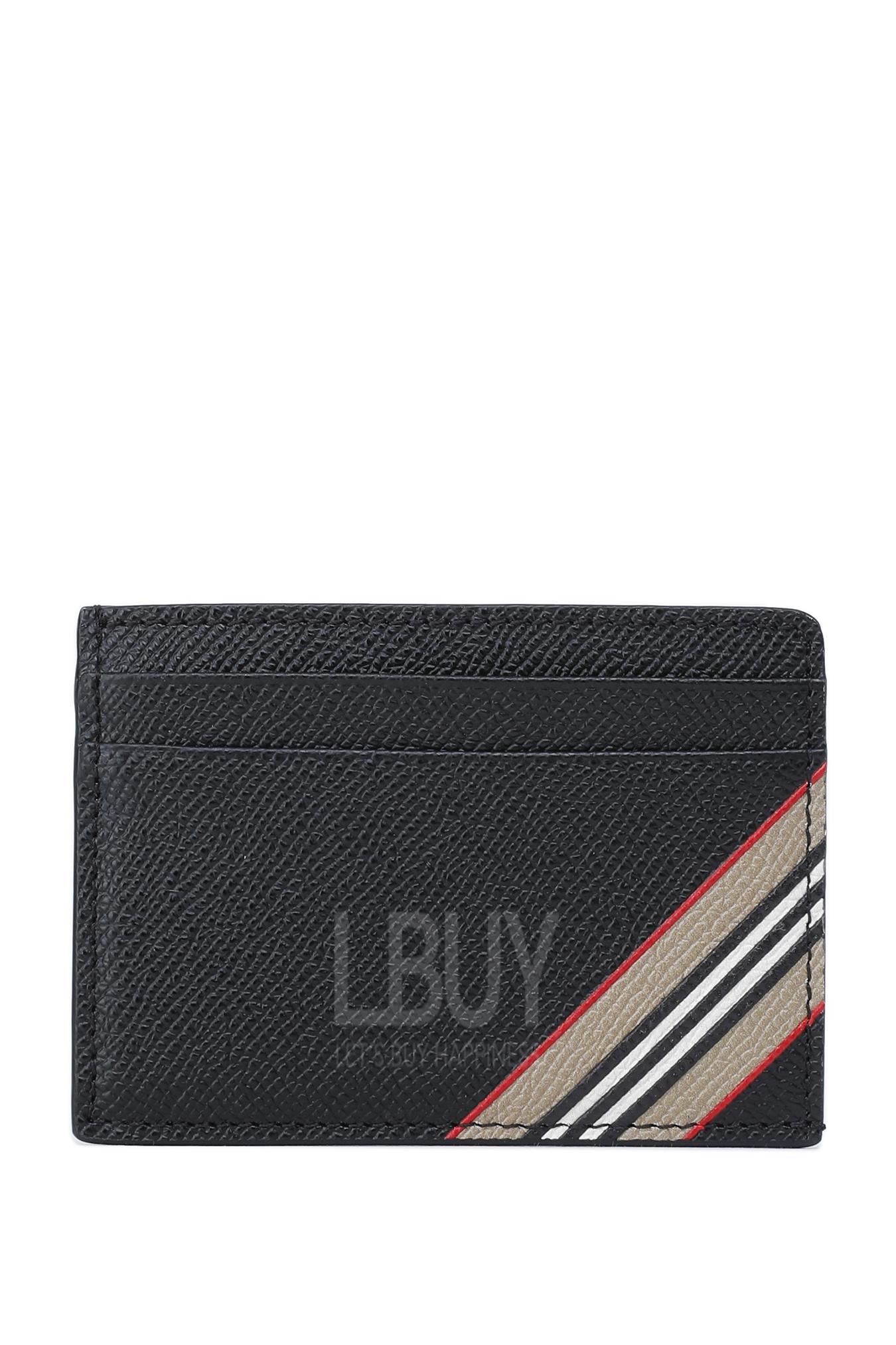 Burberry Icon Stripe Print Card Holder卡片包 黑色