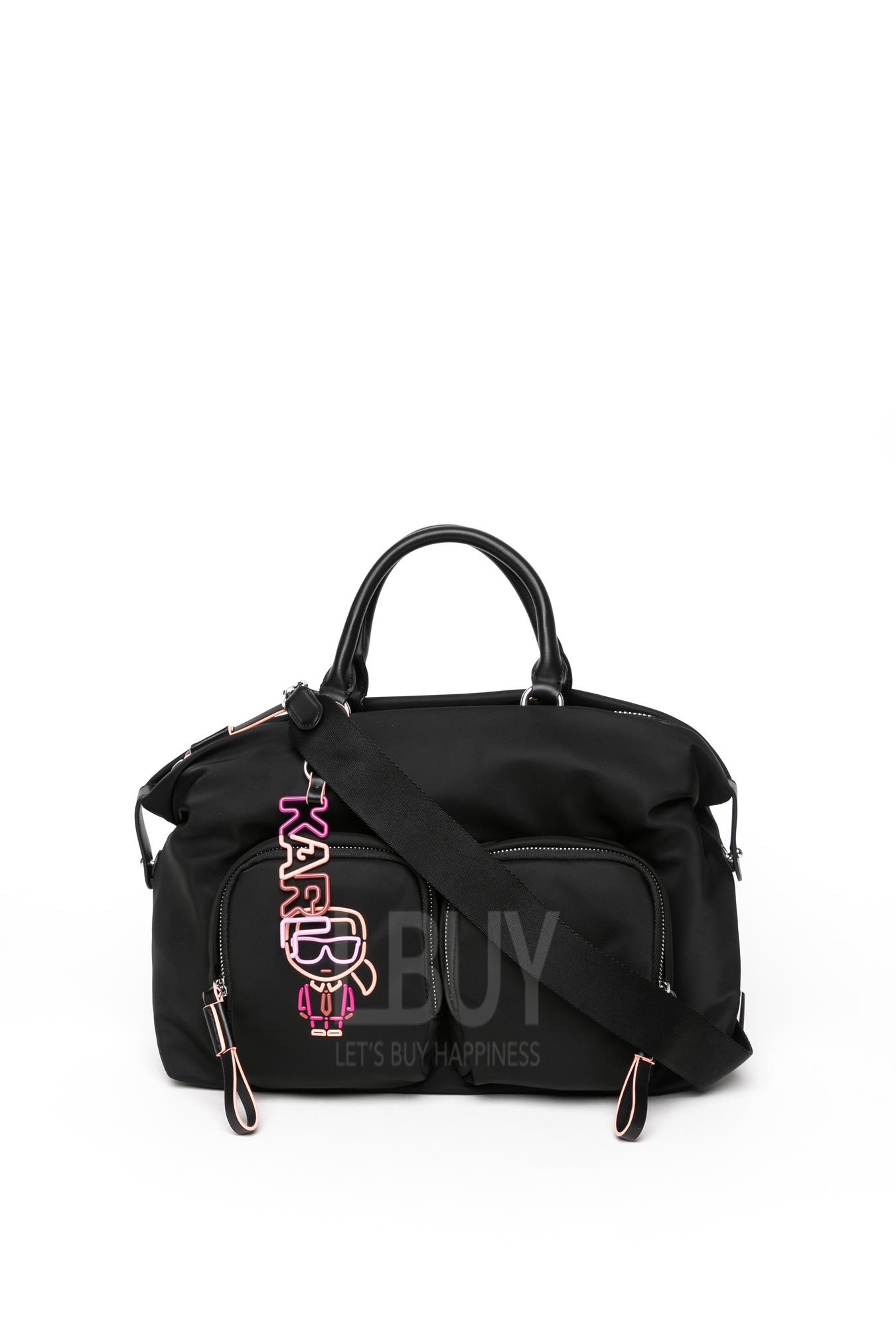 Ikonik Biarritz Nylon Satchel Shoulder bag/Top handle