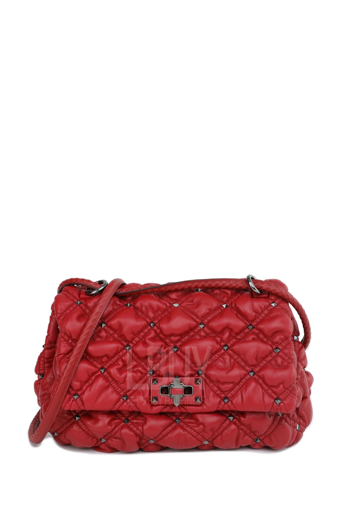 Medium Nappa Spikeme Shoulder Bag单肩包/斜背包