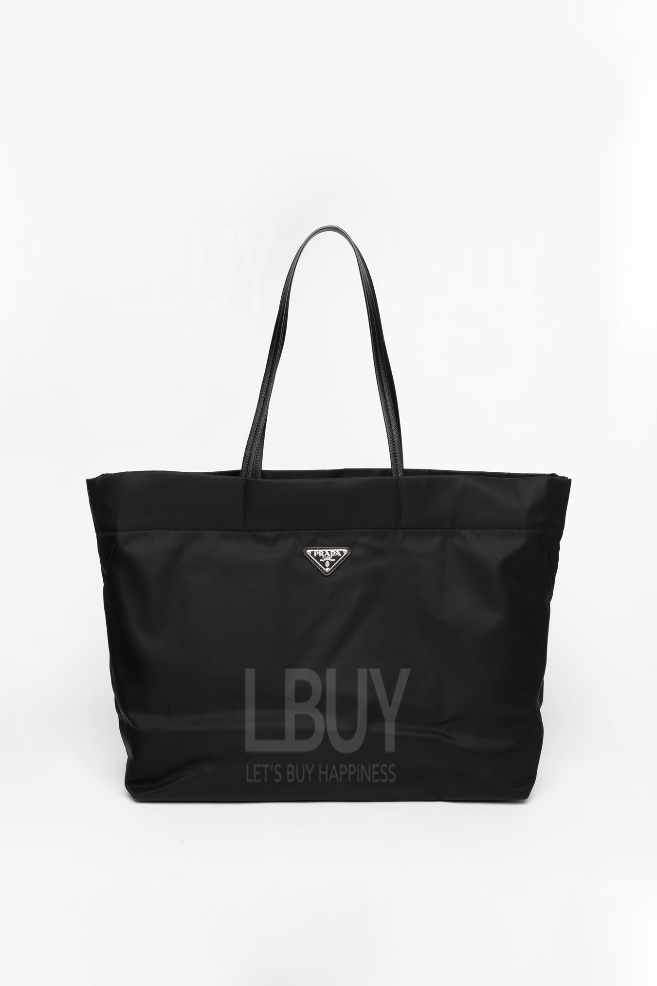 RE-Nylon And Saffiano Leather Tote Bag Tote bag