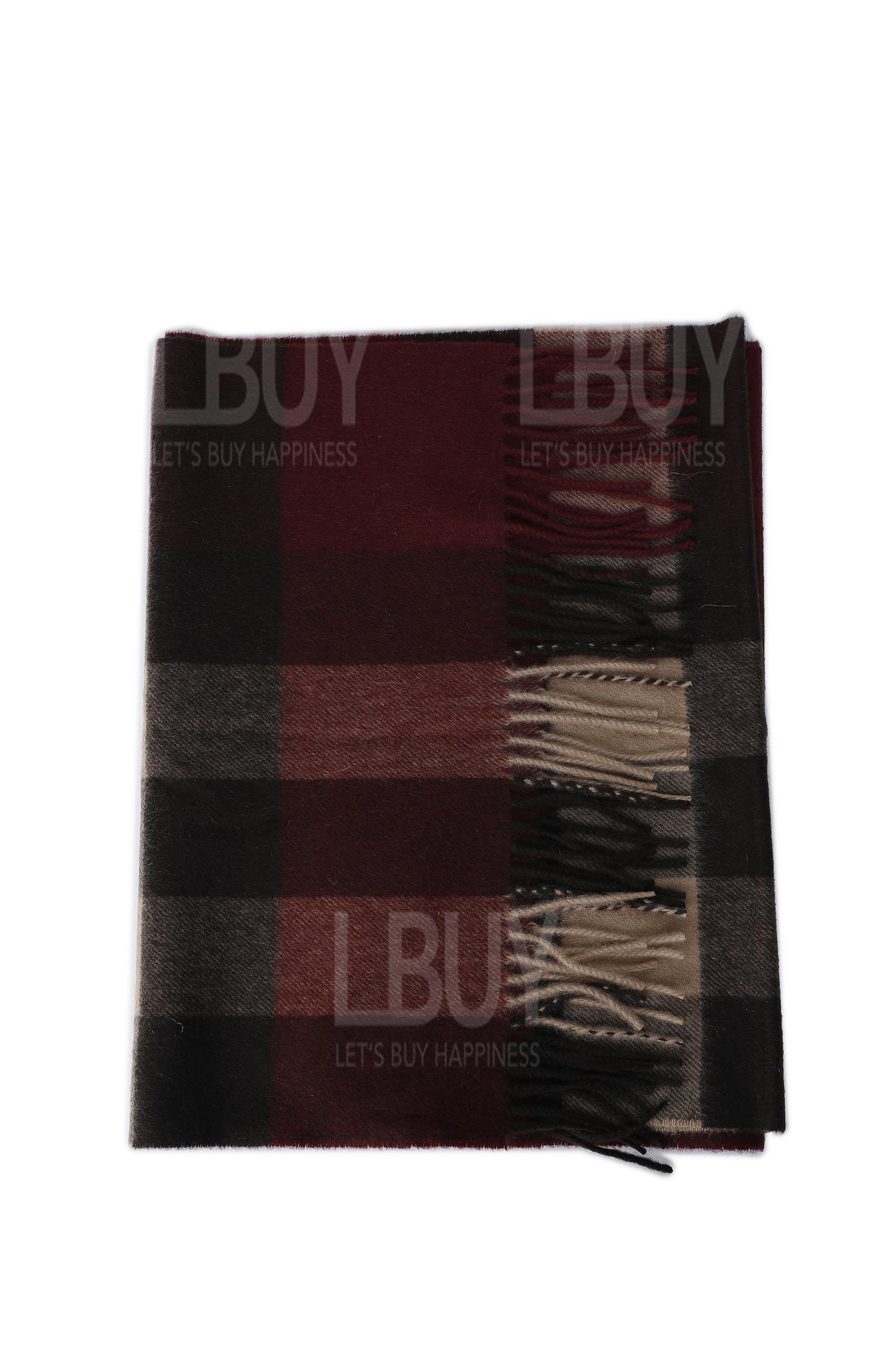 Check Cashmere Scarf 圍巾/頸巾