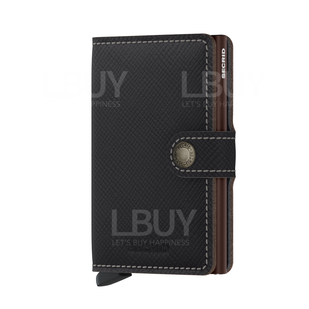 SECRID Miniwallet Saffiano Brown