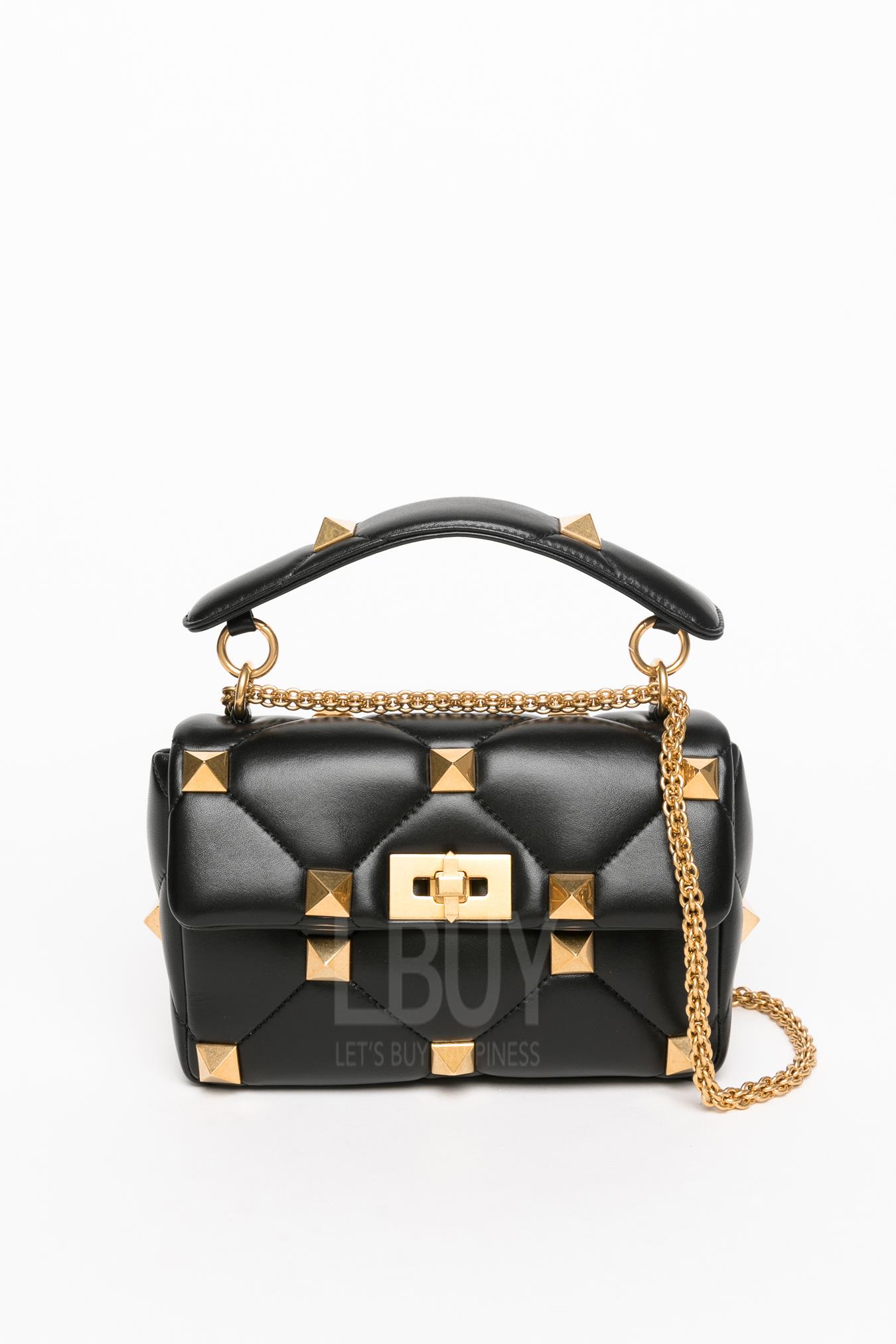 Medium Nappa Roman Stud The Shoulder Bag With Chain 链条包/斜背包