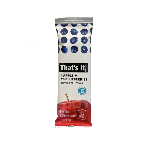 Apple + Blueberry Fruit Bar 1.2oz