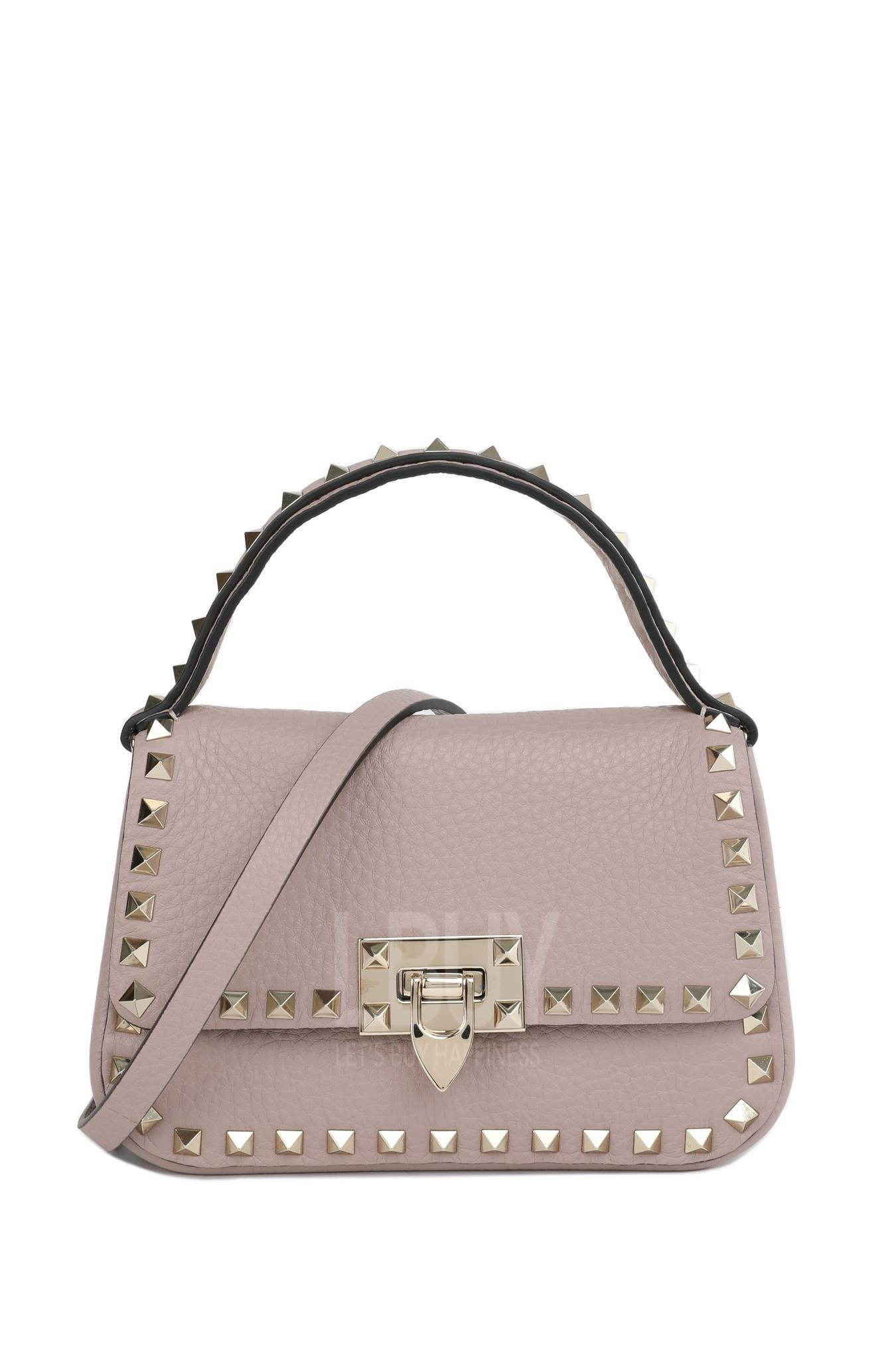 Small Rockstud Grainy Calfskin Handbag 手提袋/斜揹袋