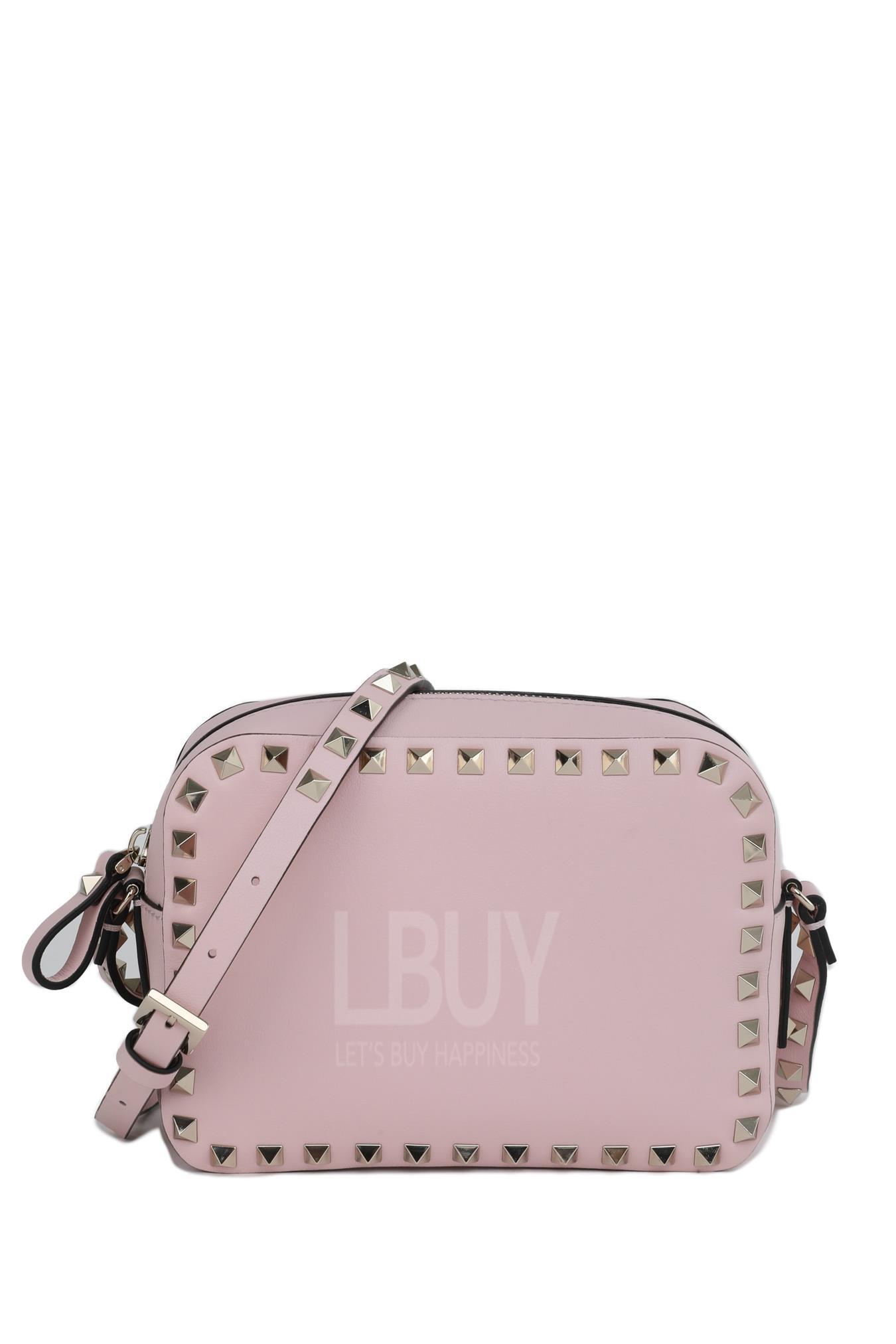 Small Rockstud Calfskin Crossbody Bag