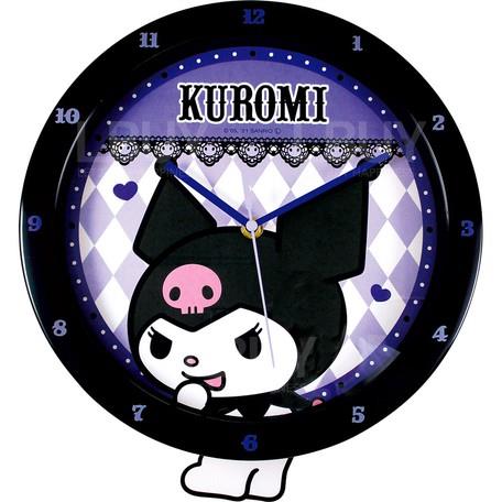 Kuromi 摇摆挂墙钟