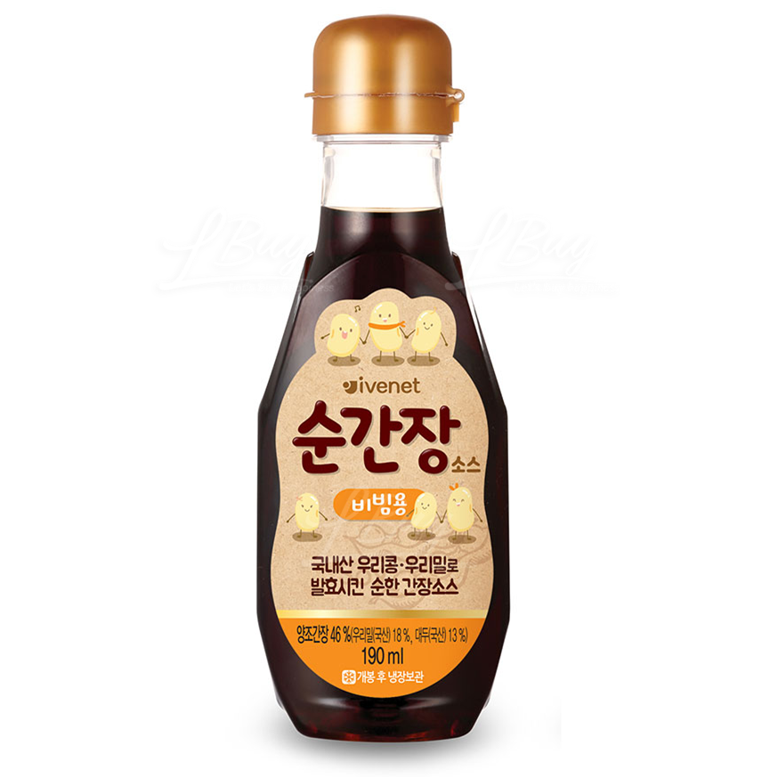 韩国Ivenet 幼儿专用调味酱油 (190ml)