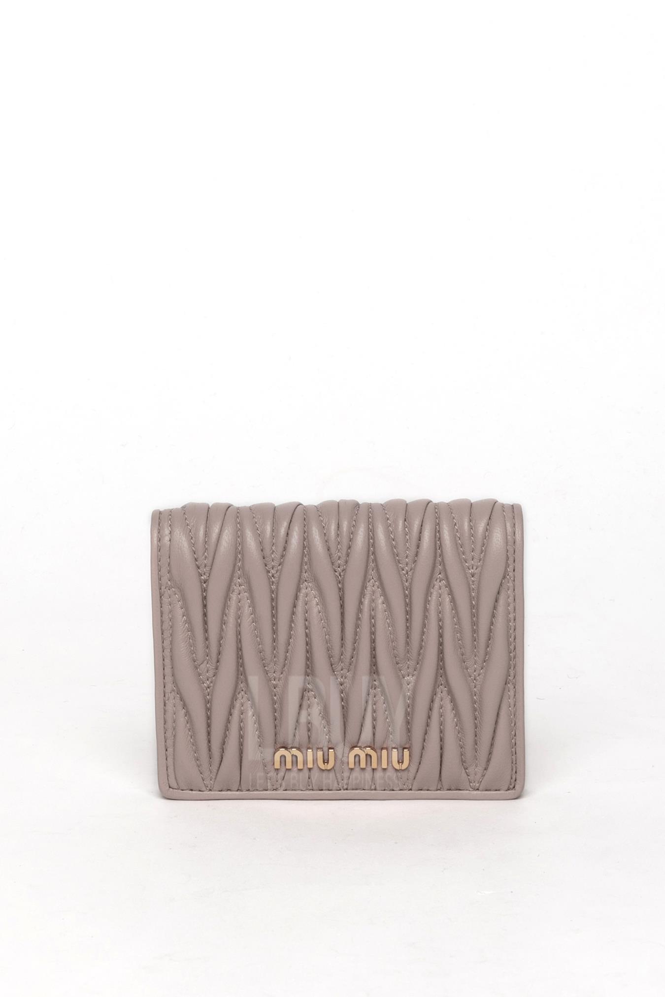 SMALL MATELASSE NAPPA LEATHER WALLET 銀包