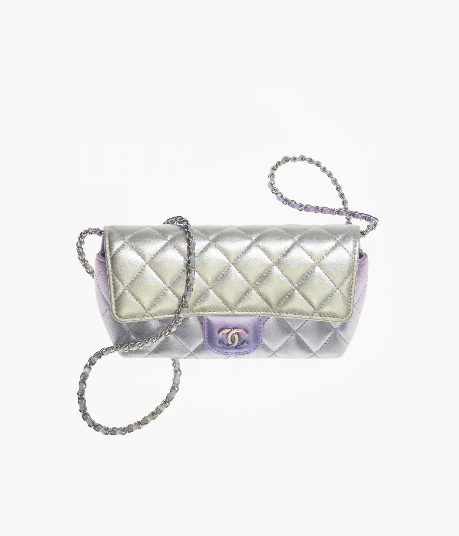 Chanel Glasses case with classic chain (Gradient Metallic) AP2044