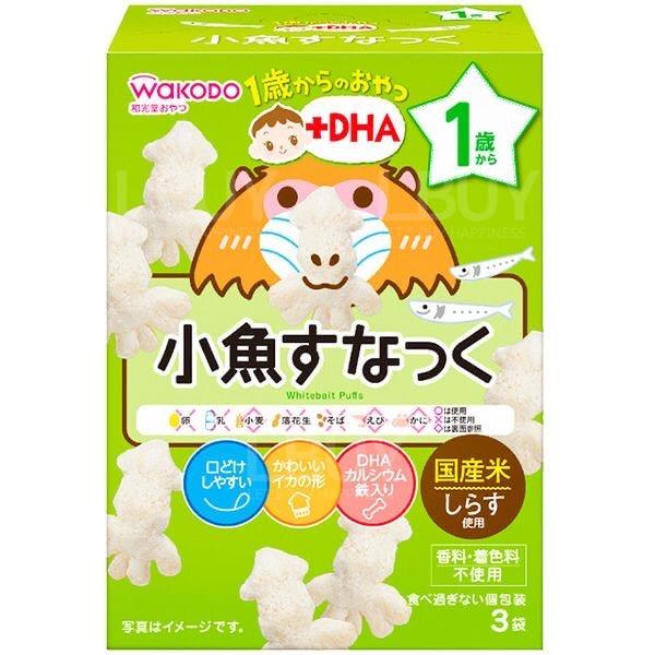 和光堂DHA小魚魷魚形米餅 (I04)
