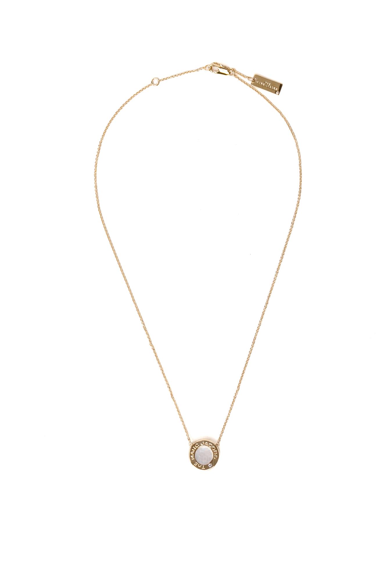 THE MEDALLION MOTHER OF PEARL PENDANT 项链