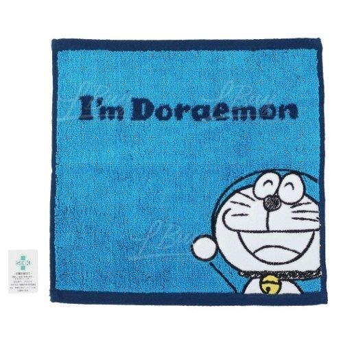 多啦A梦 I'm Doraemon 蓝色抗菌防臭手巾 25 x 25 cm