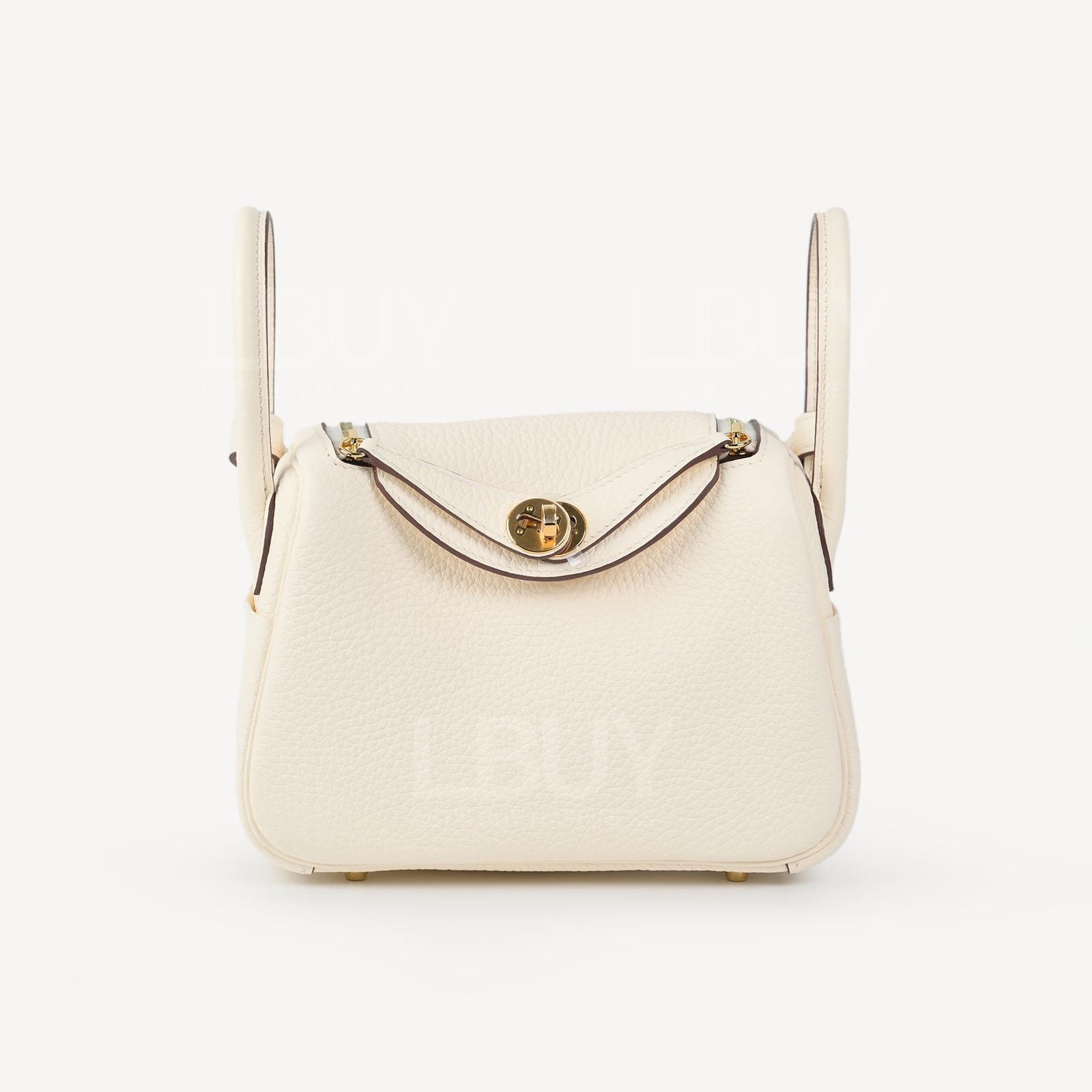 Hermes Lindy Mini Bag Nata ghw