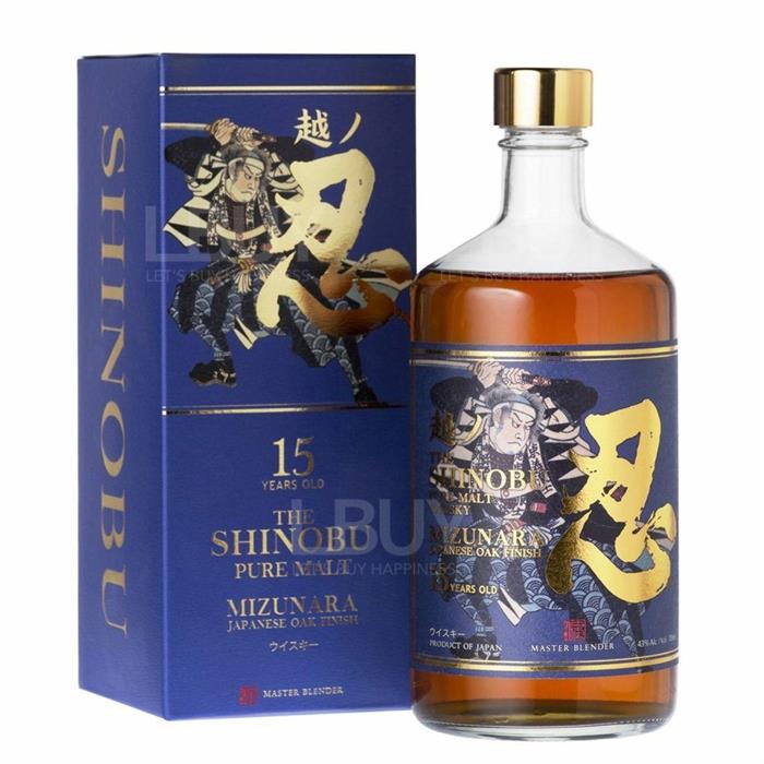 忍 Shinobu 15 Year Old Blended Whisky Mizunara Oak Finish (700ml)