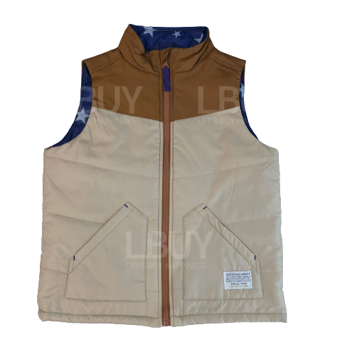 SHOO・LA・RUE 米色中棉背心 (尺碼:100-140)