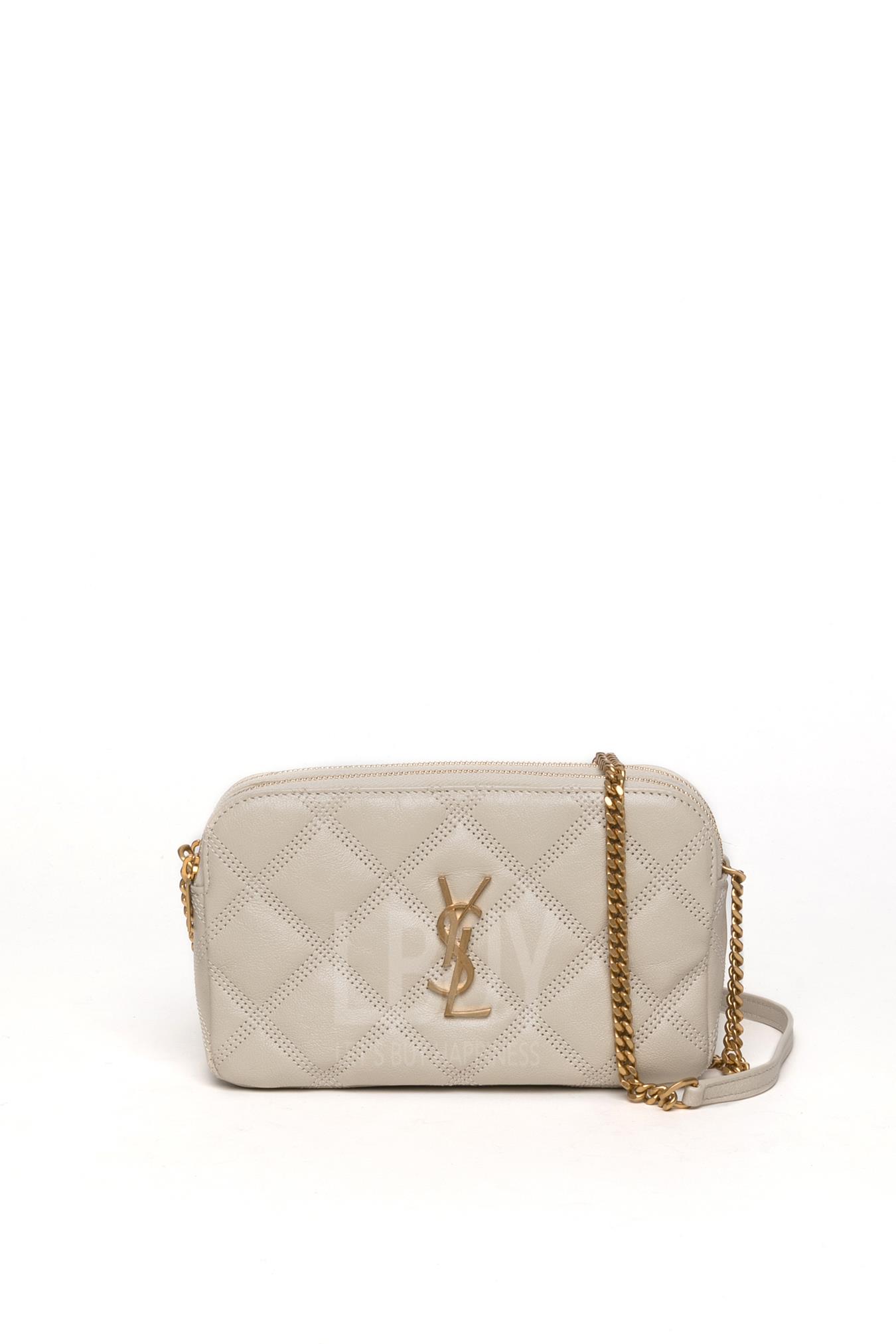 Becky Double-Zip Pouch Chain bag/Crossbody bag