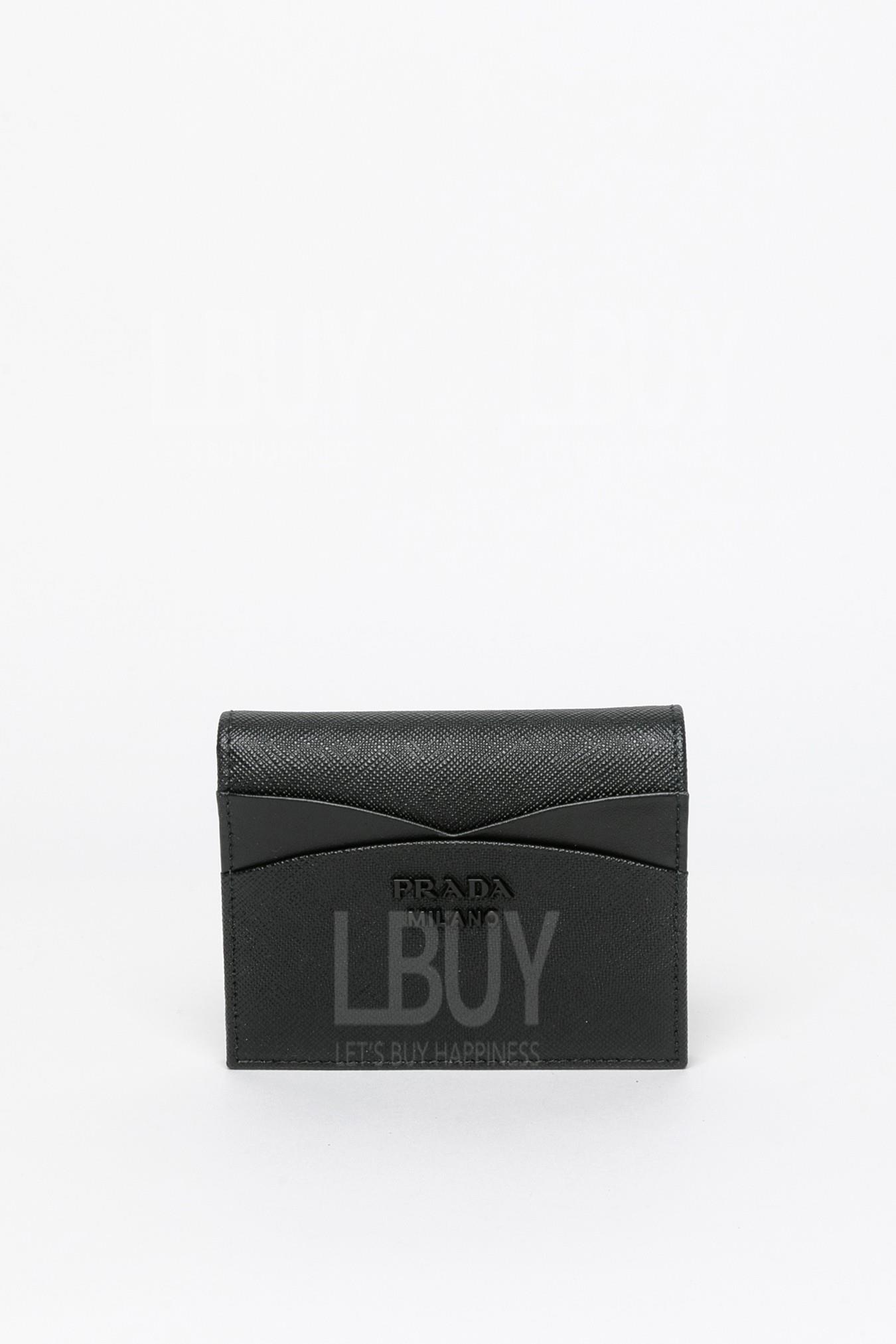 Small Saffiano And Leather Wallet 钱包