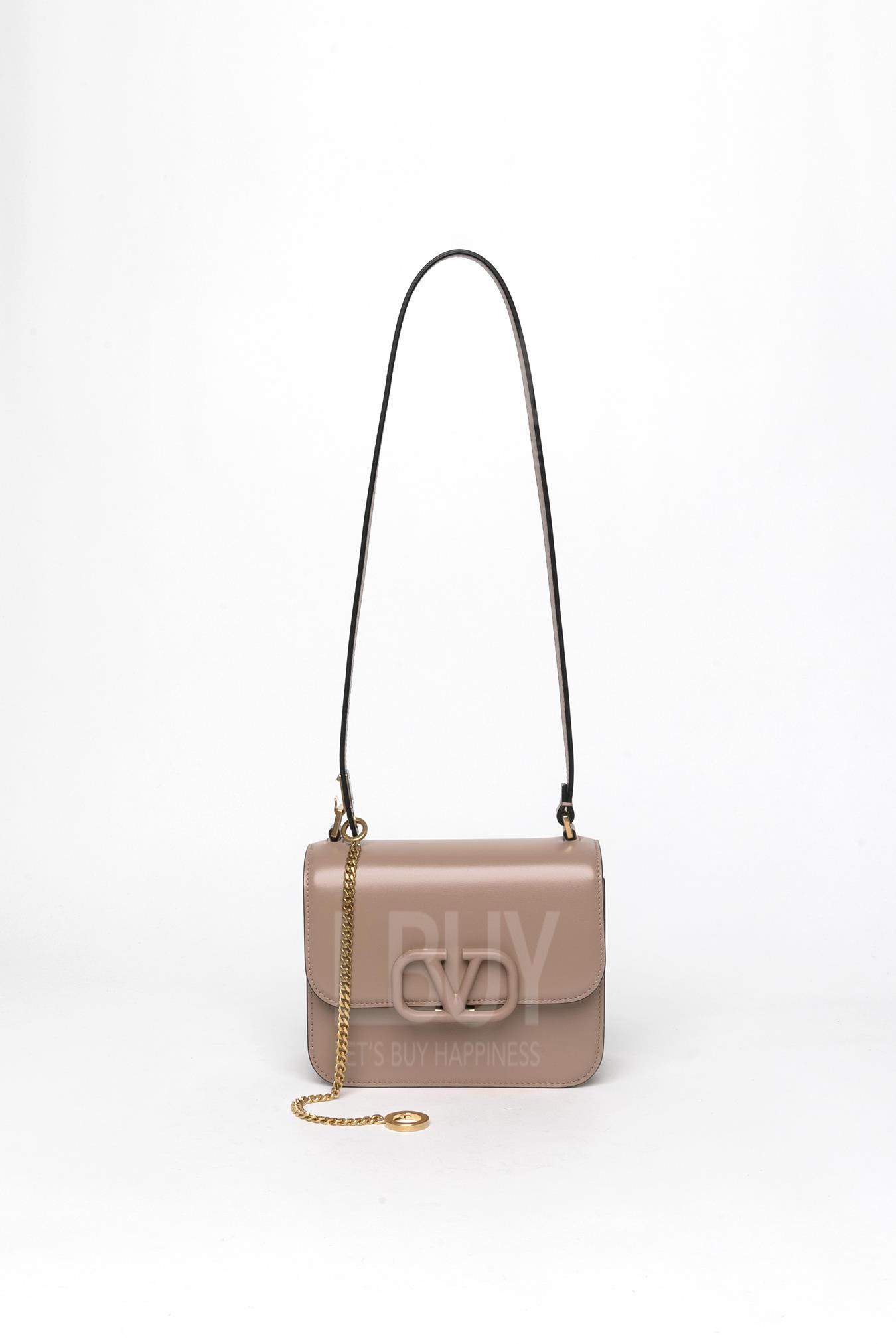 Small Vsling Shiny Calfskin Shoulder Bag 鏈條袋/單肩袋