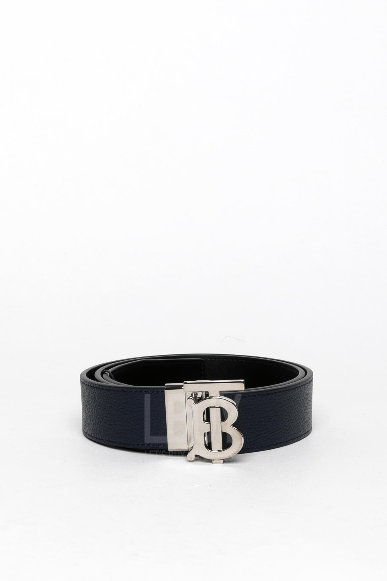 Reversible Monogram Motif Leather Belt Belt