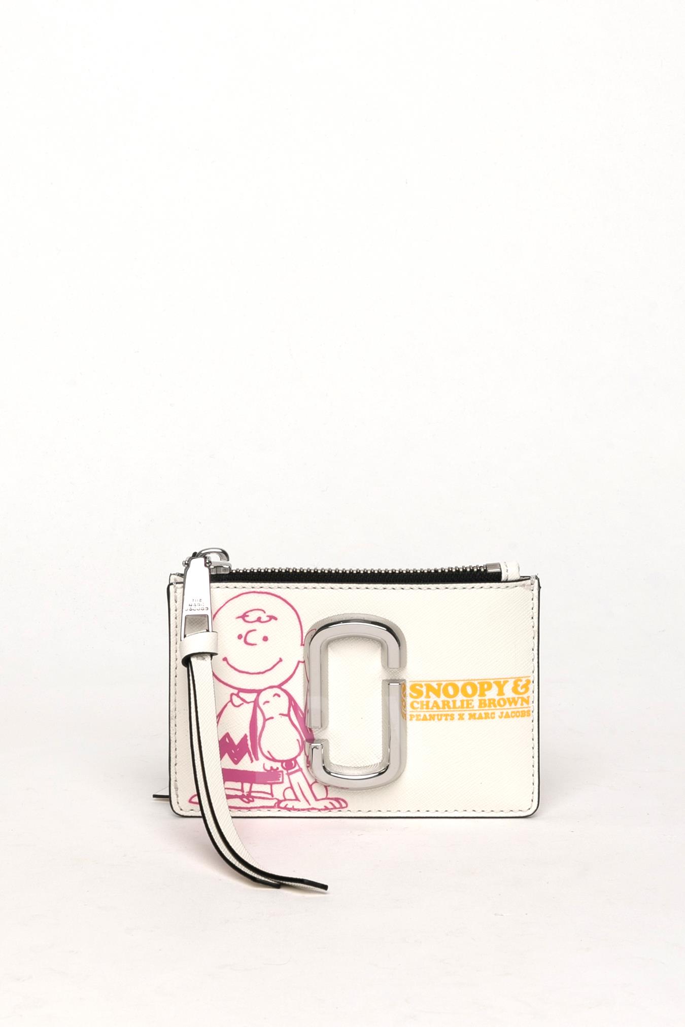 Peanuts X Marc Jacobs The Snapshot Snoopy Top Zip Multi Wallet Card holder/Coin purse