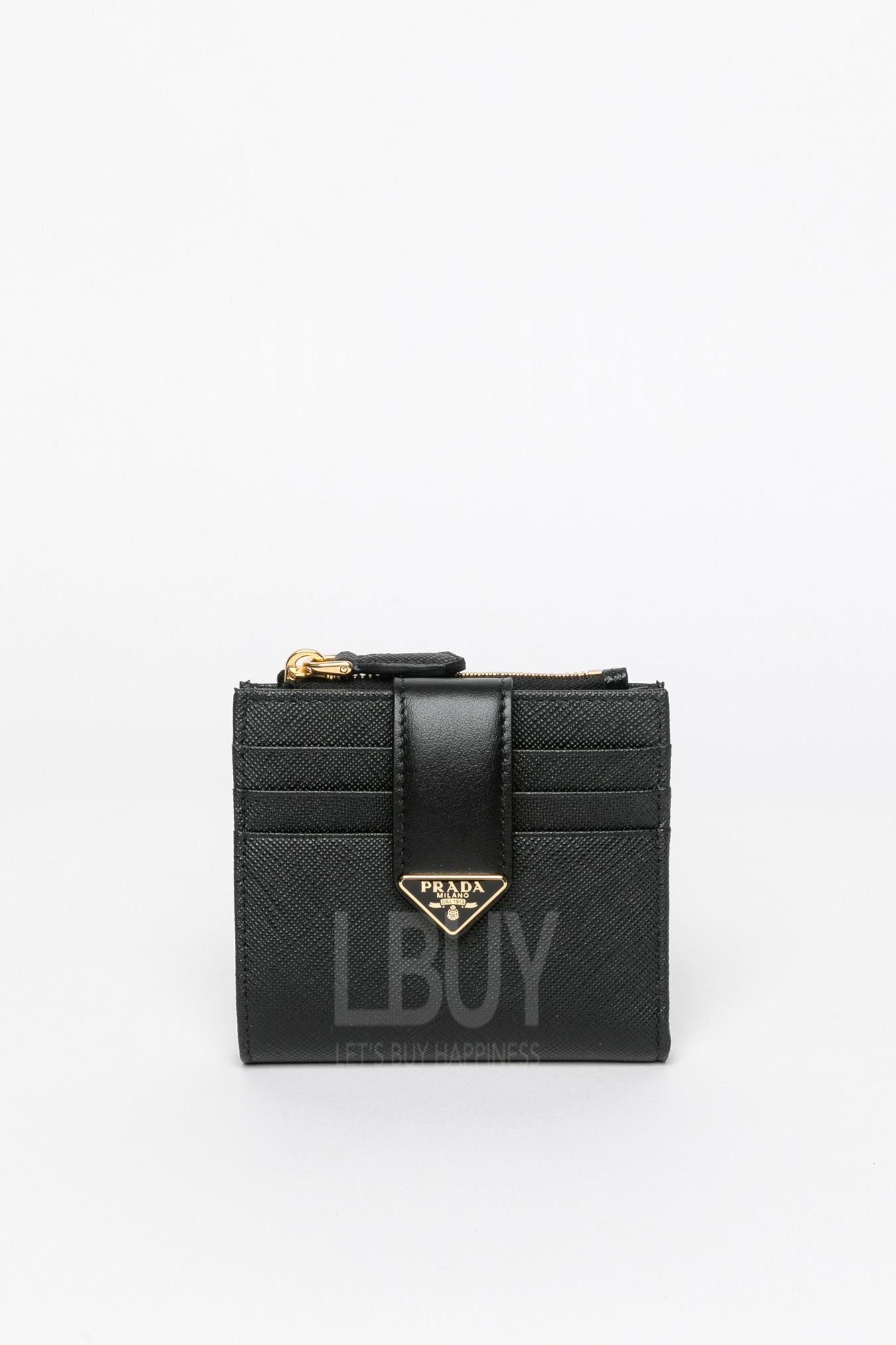 Small Saffiano Leather Wallet 钱包