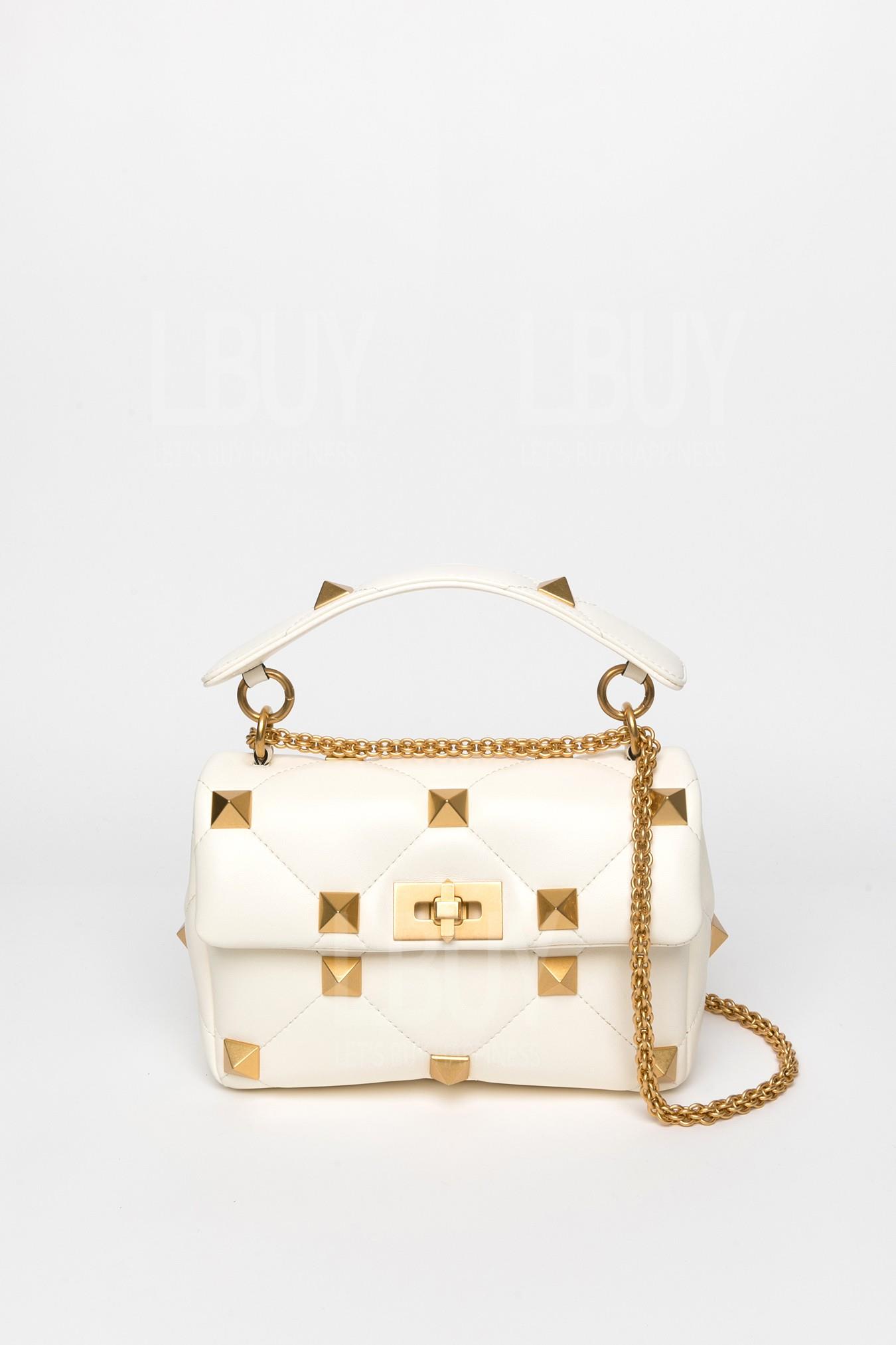 Medium Roman Stud The Shoulder Bag 鏈條袋/斜揹袋