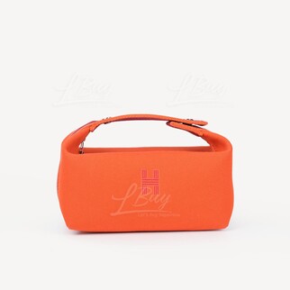 Hermes Bride-a-Brac Case Orange Feu Small Model