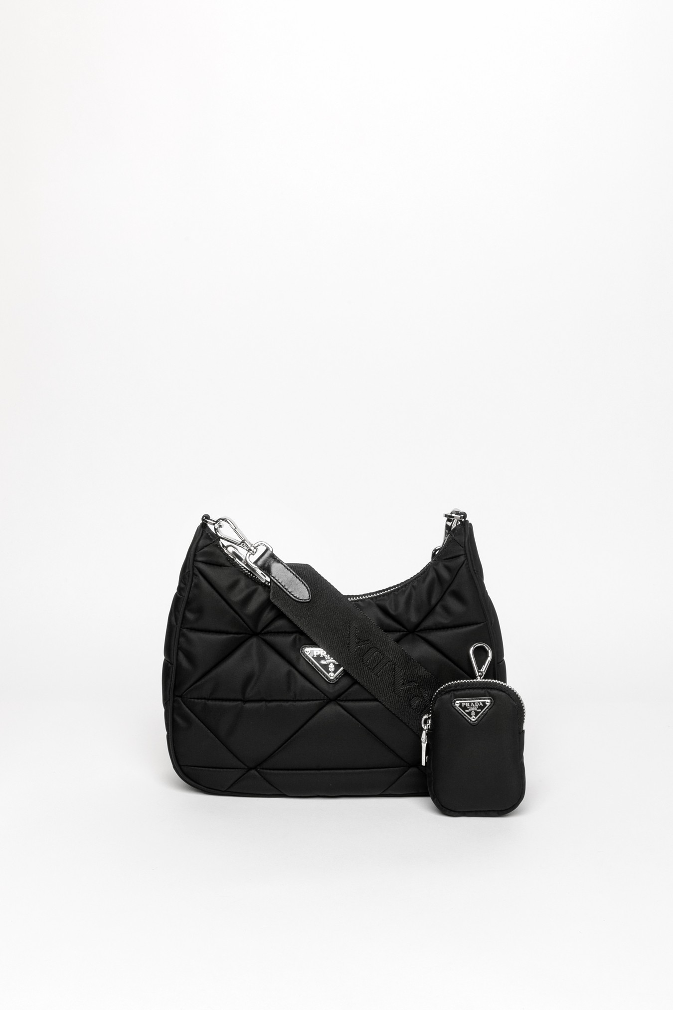 Re-Nylon Padded Hobo Bag Crossbody bag