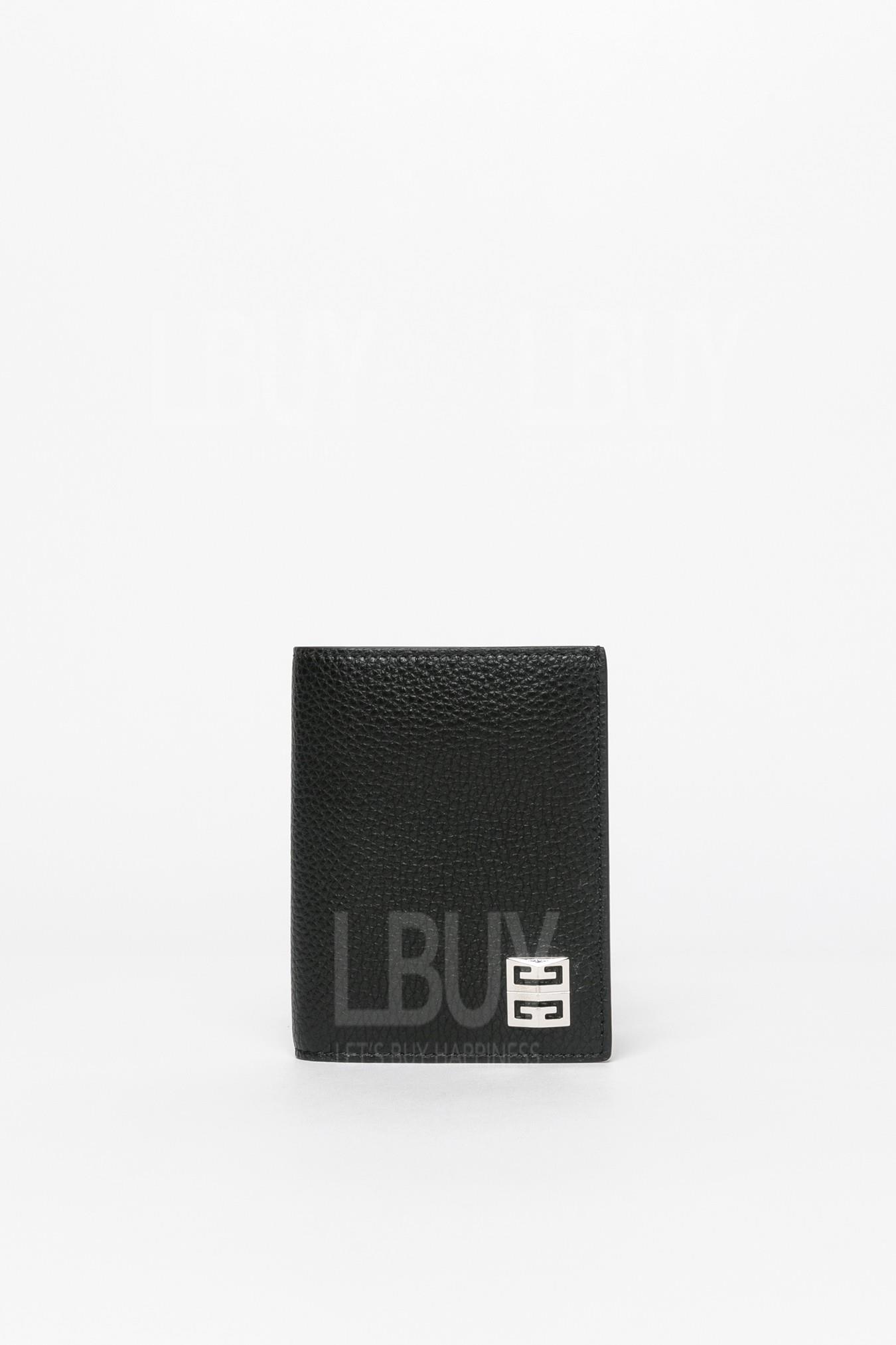 4g Card Holder In Grained Leather 卡片包