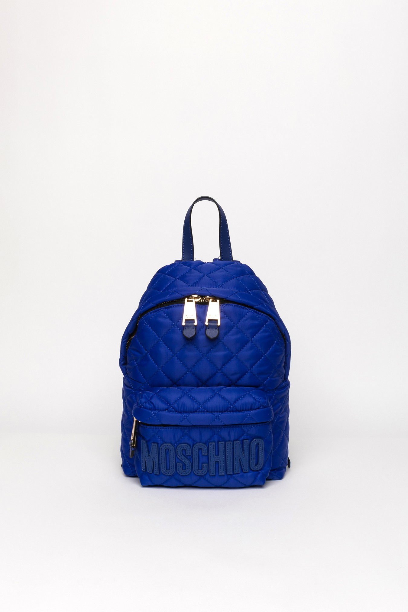 Moschino Quilted Logo Backpack