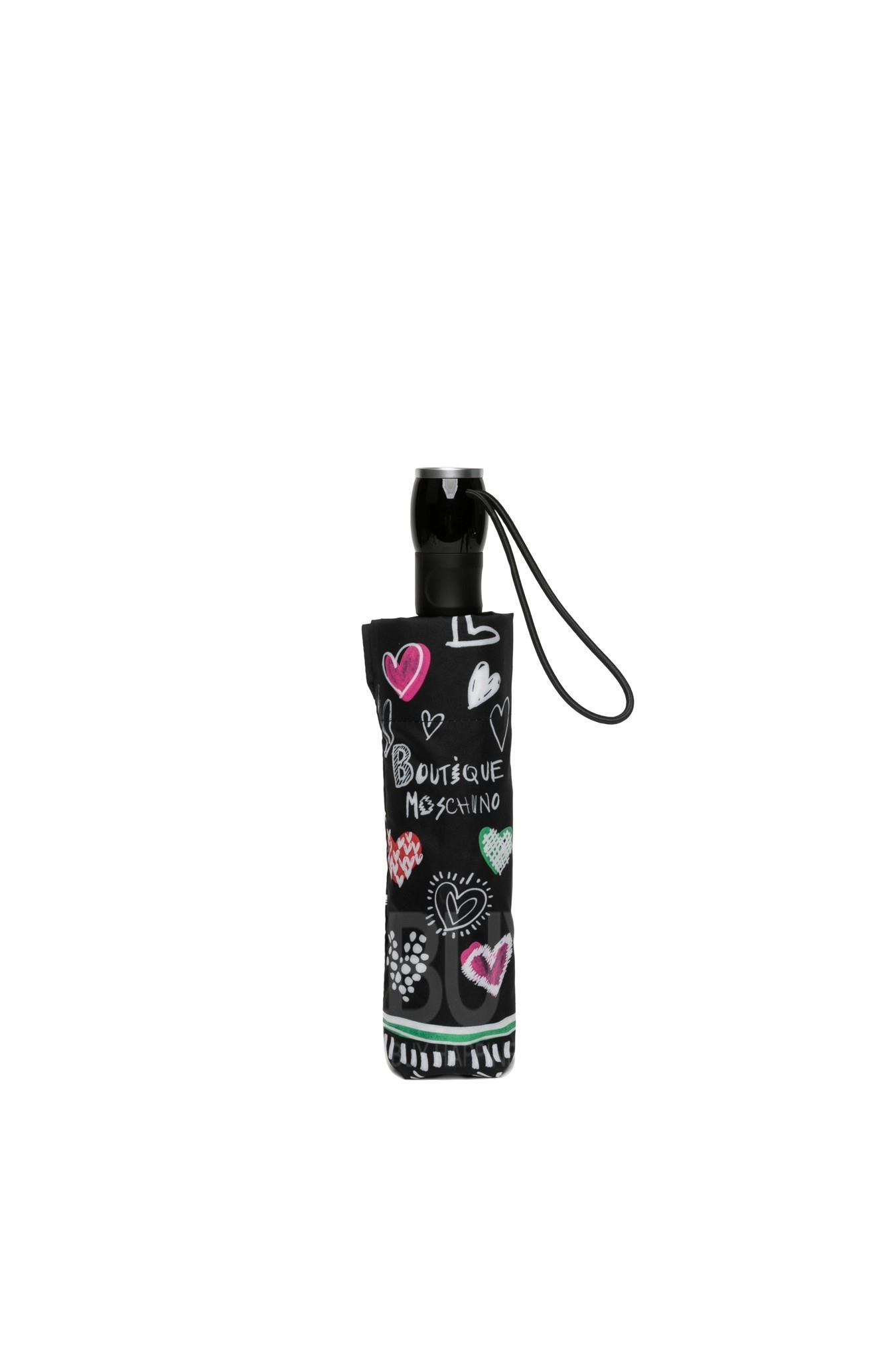 Scribble Hearts Umbrella