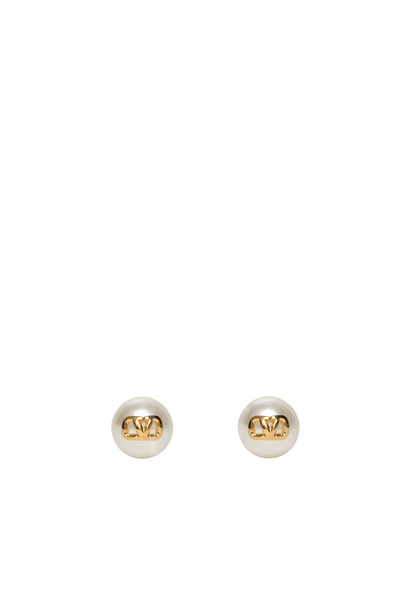 Vlogo Signature Earrings With Pearls Stud earrings