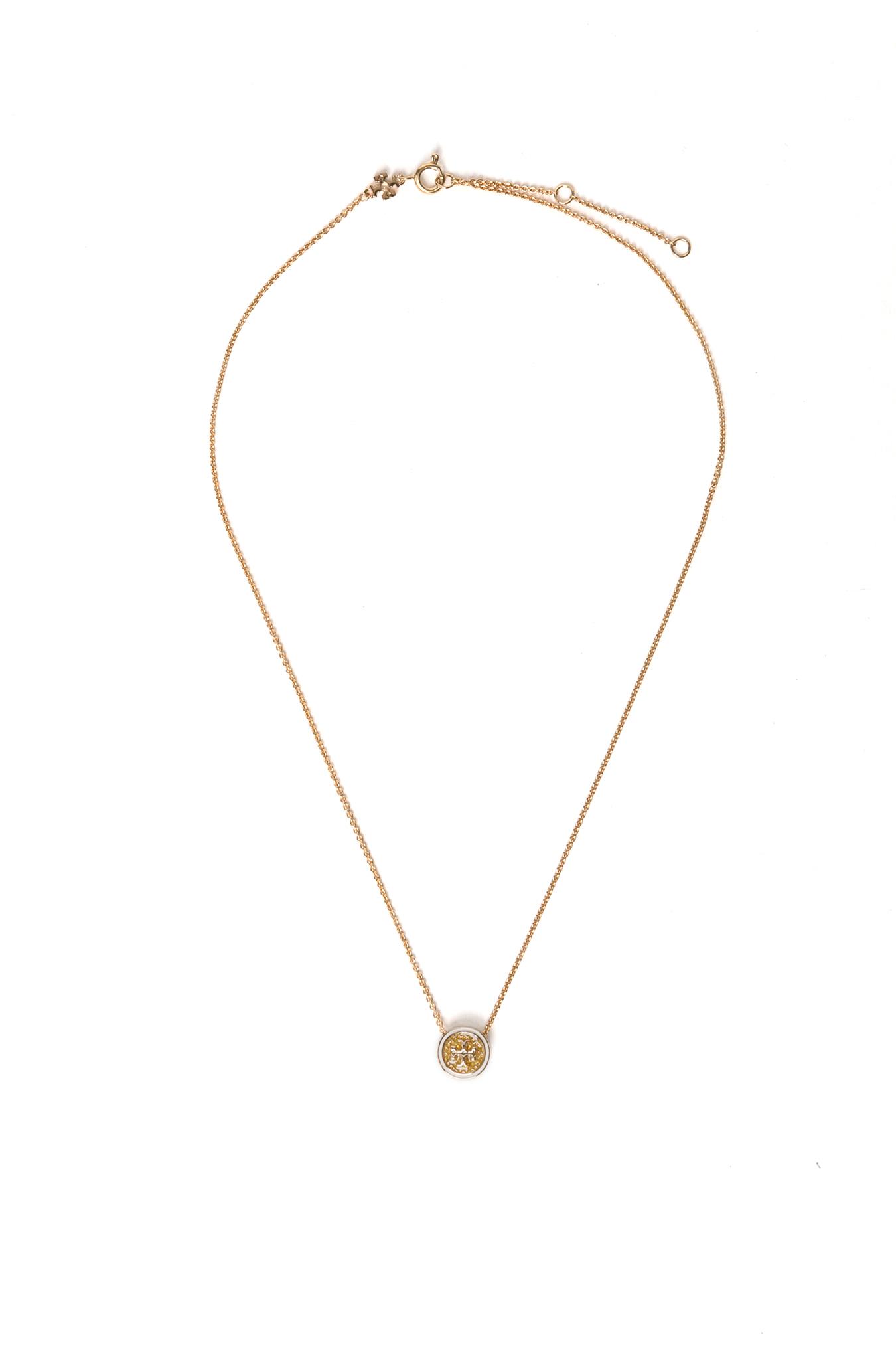 Kira Guilloche Pendant Necklace 頸鏈