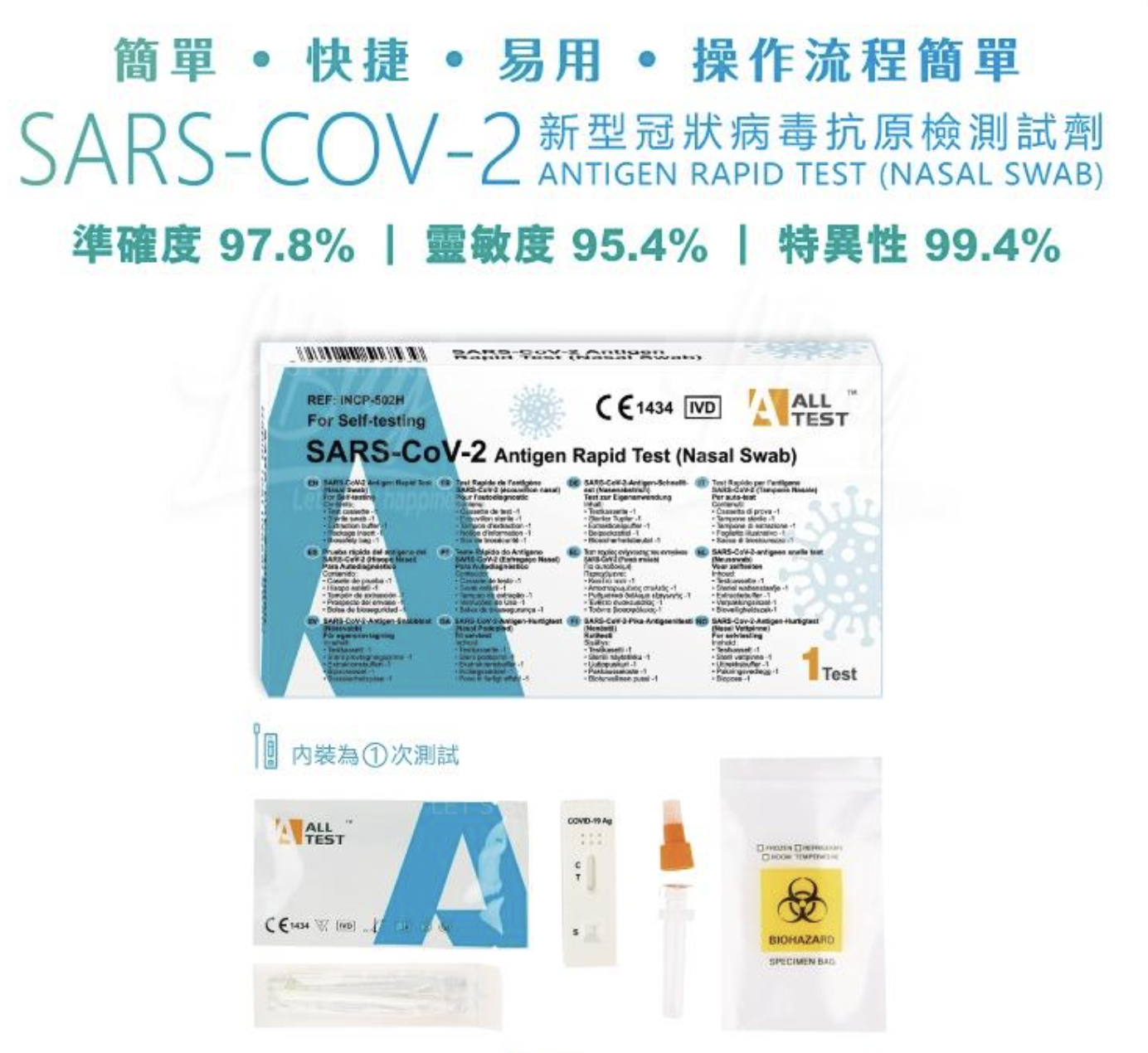 ALLTEST SARS-CoV-2 Rapid Antigen Test